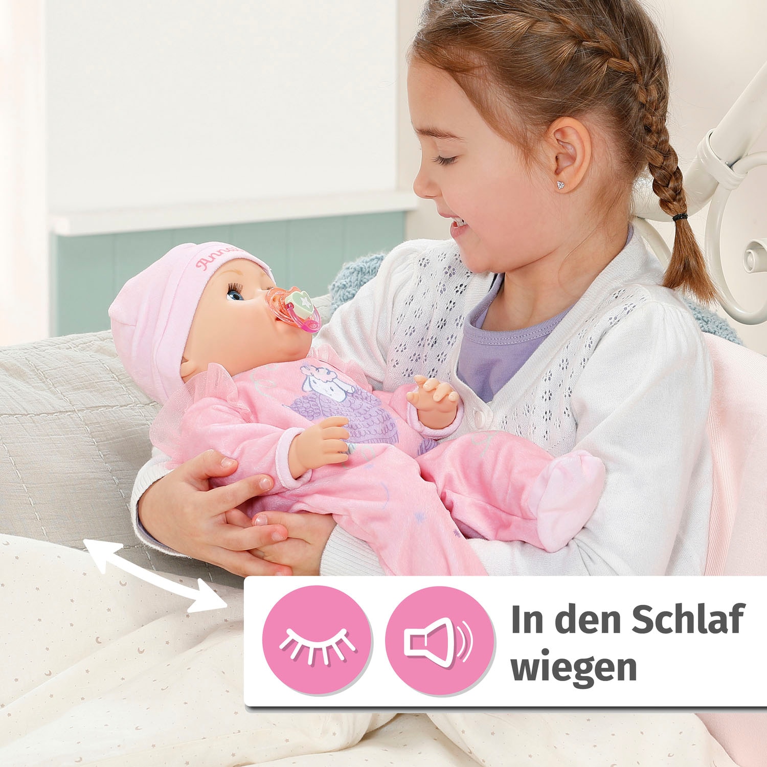 Baby Annabell Babypuppe »Interactive Annabell 43 cm«