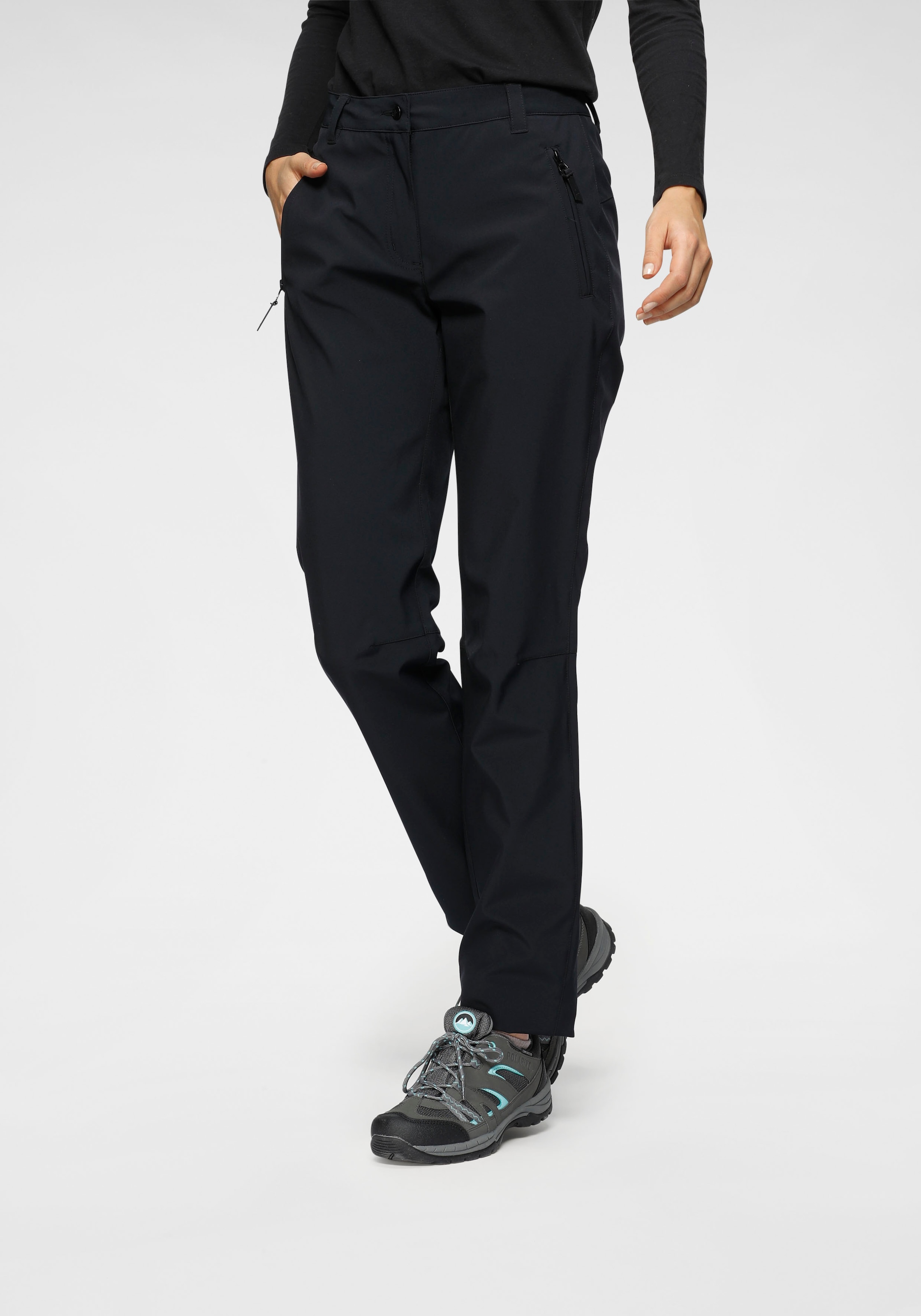 Icepeak Softshellhose "ATHENS" mit Reißverschlusstaschen, atmungsaktiv, sch günstig online kaufen