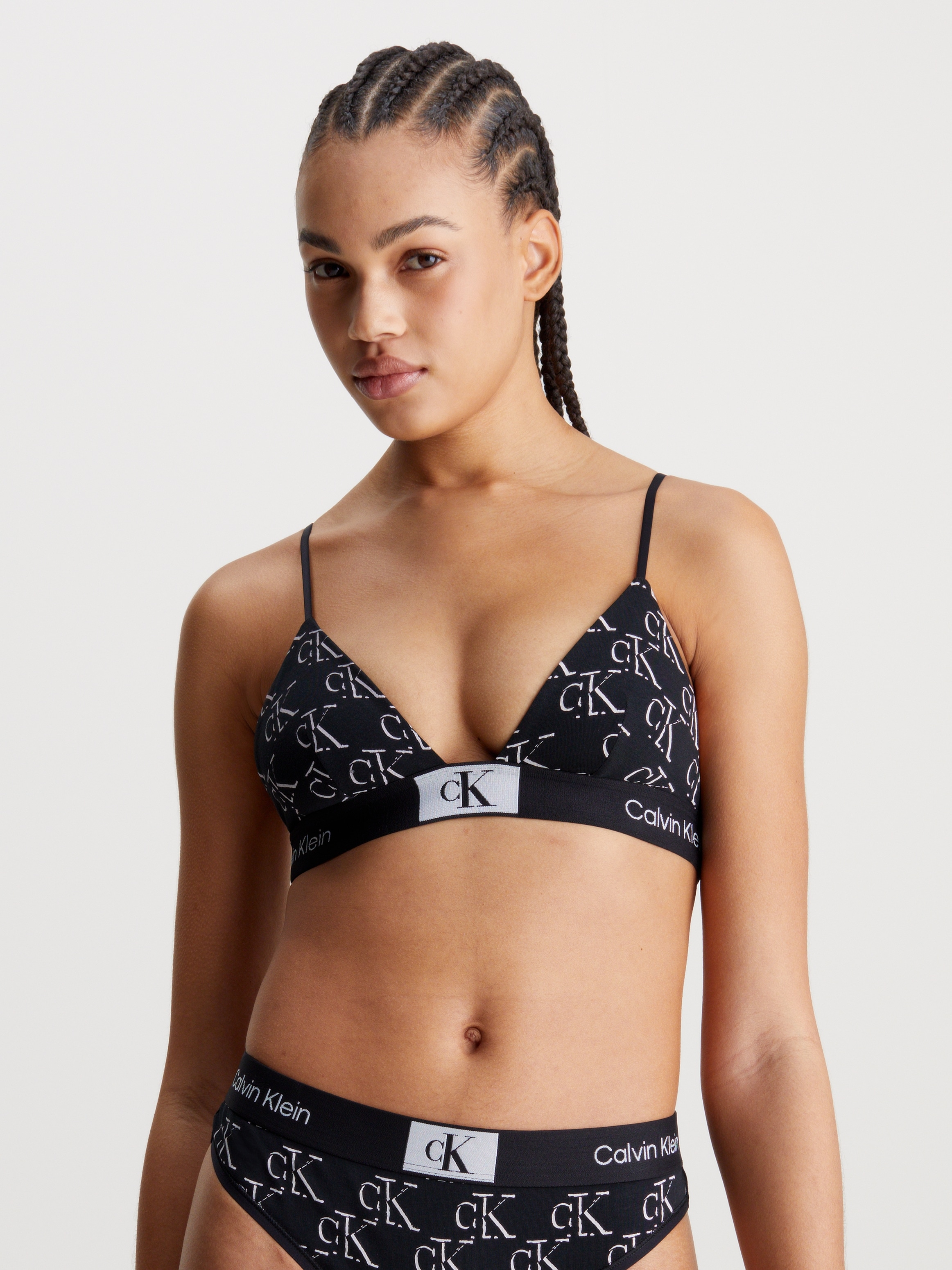 Calvin Klein Underwear Bralette BH UNLINED TRIANGLE mit klassischem CK Logobund online bestellen BAUR