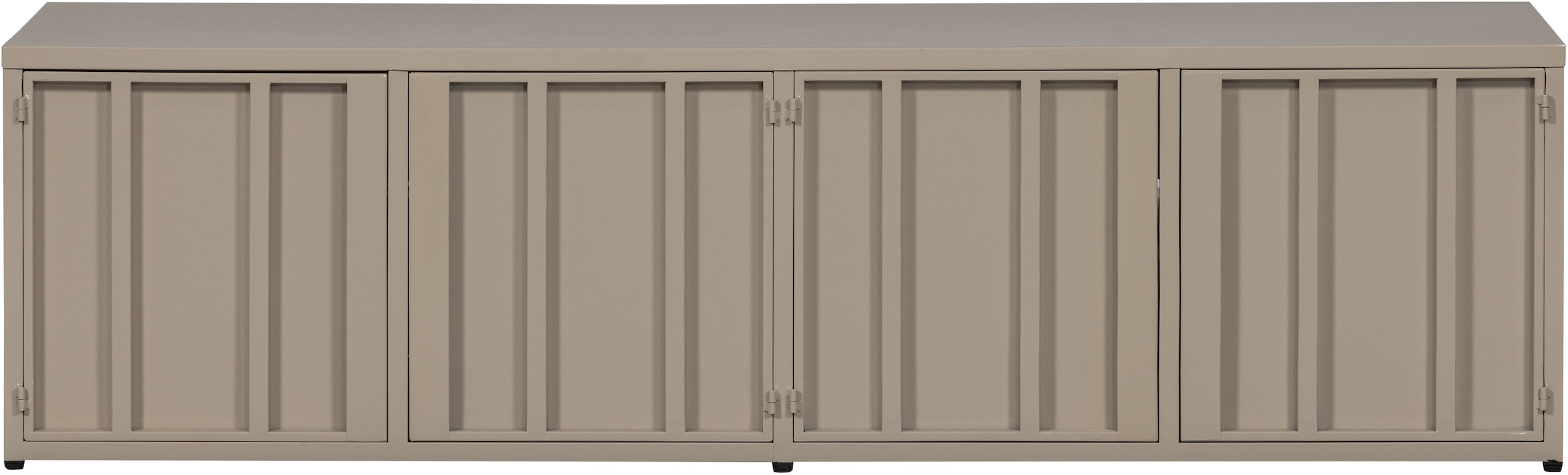 WOOOD Lowboard »WOOOD LEVEL TV-SCHRANK METALL« Level TV-Möbel WOOOD mit Stauraum, Stil und ordentliche Kabelführung