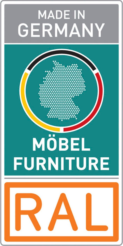 rauch Nachtkommode »Nachttisch Nachtkonsole Beistelltisch Kommode Sideboard BURANO«, mit farblich abgesetzter Schublade MADE IN GERMANY