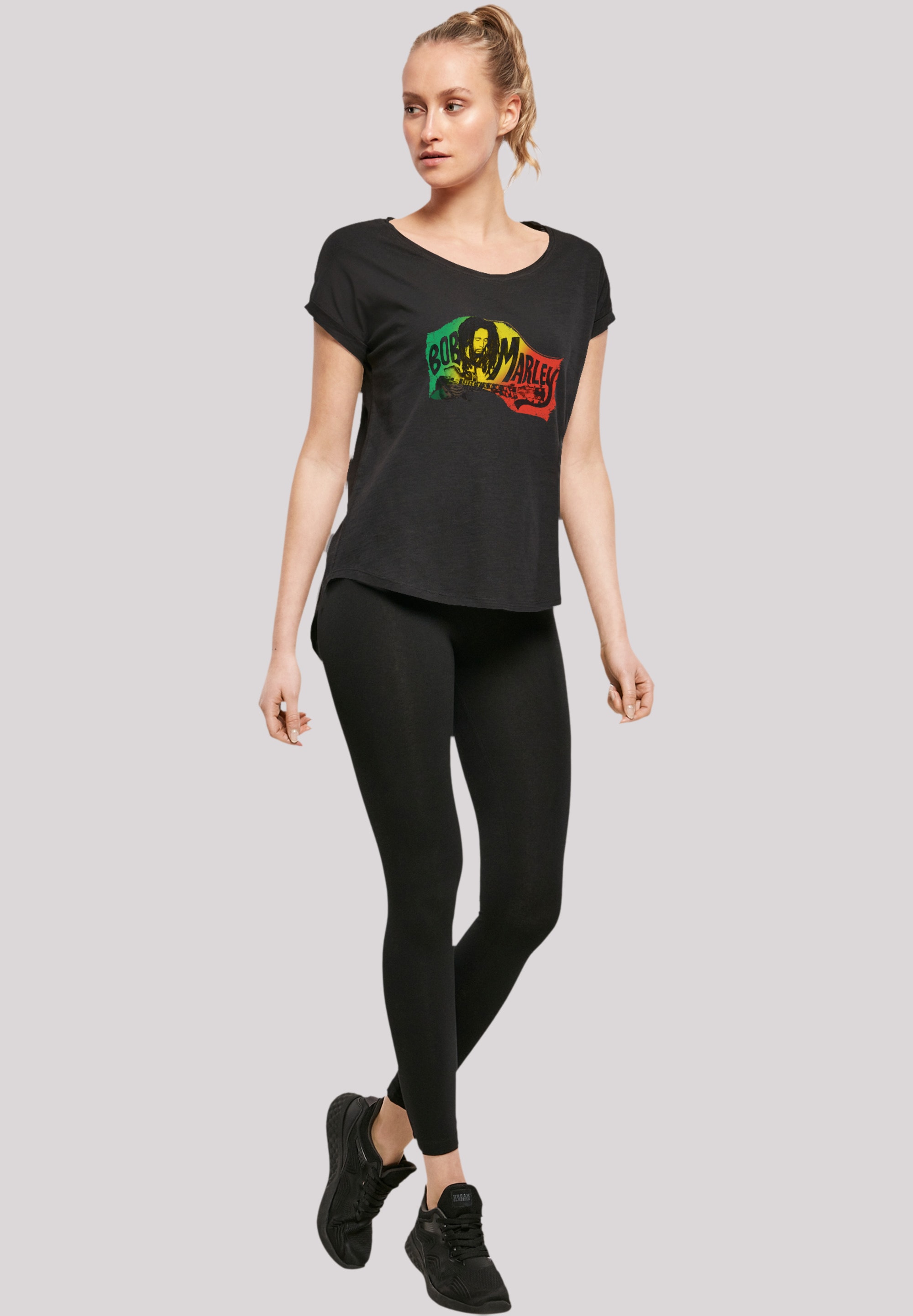 F4NT4STIC T-Shirt »Bob Marley Chords Reggae Music by Rock Off«, Premium Qualität, Musik