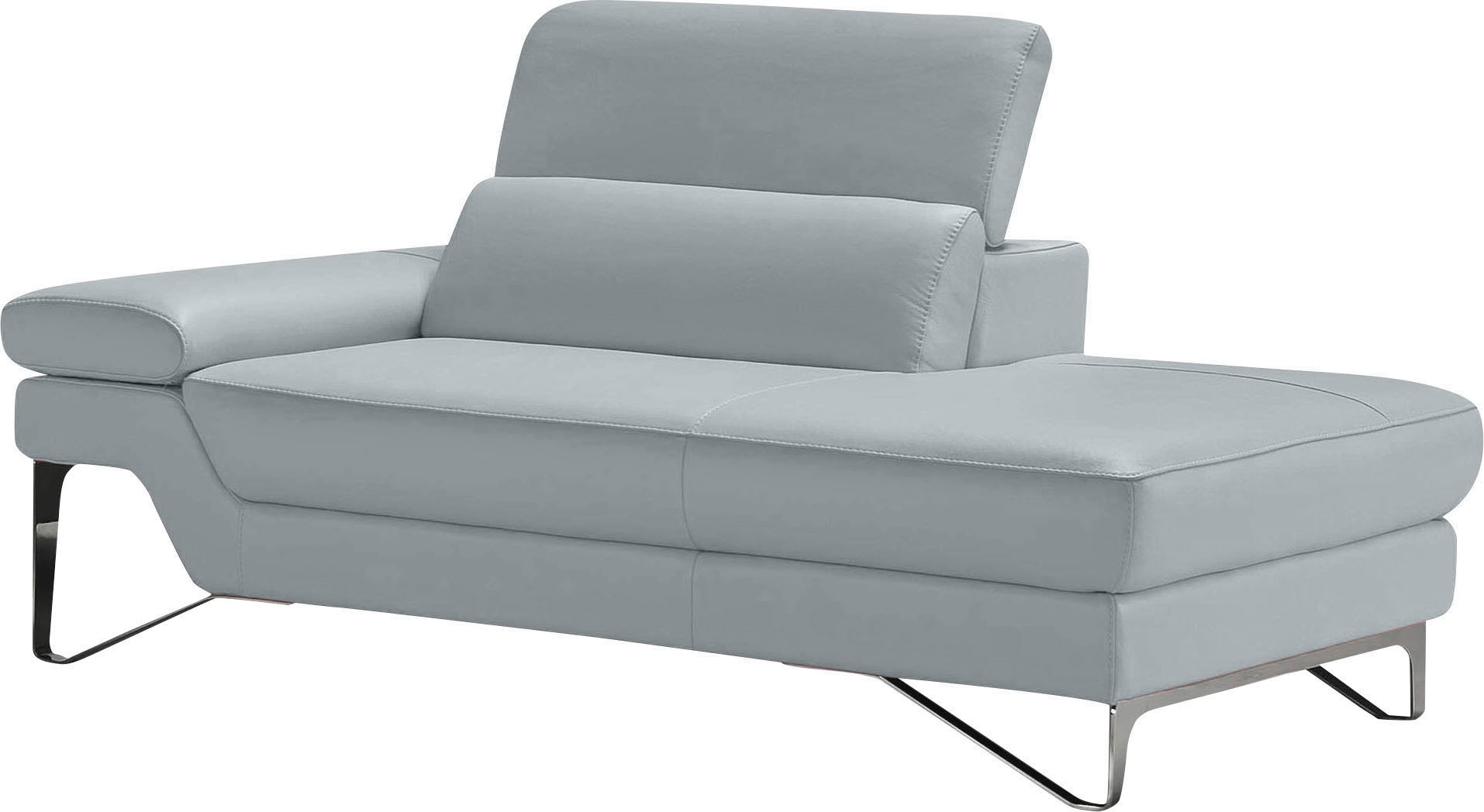 Egoitaliano Ottomane "Princess, elegantes Designsofa mit erstklassigem Sitzkomfort,", inkl. verstellbarem Kopfteil und e