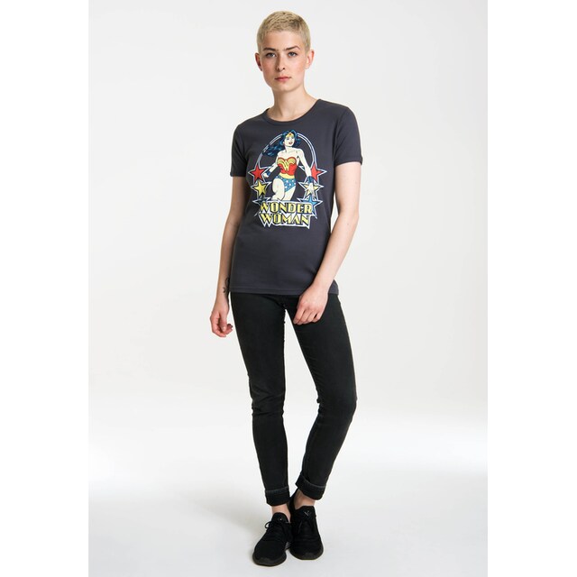 Black Friday LOGOSHIRT T-Shirt »Wonder Woman – Stars«, mit lizenziertem  Originaldesign | BAUR