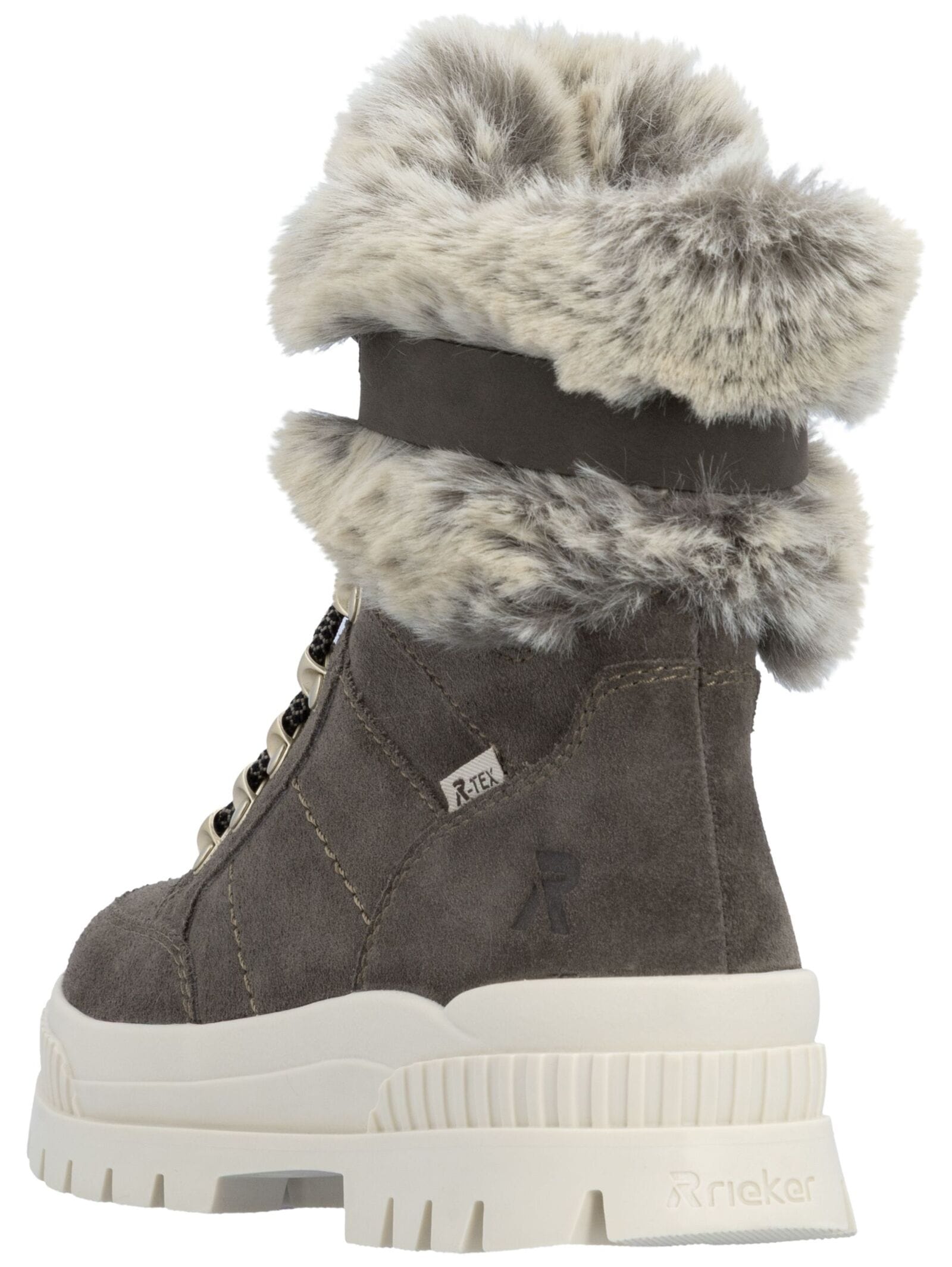 Rieker Schnürstiefelette »Rieker Stiefelette Veloursleder«