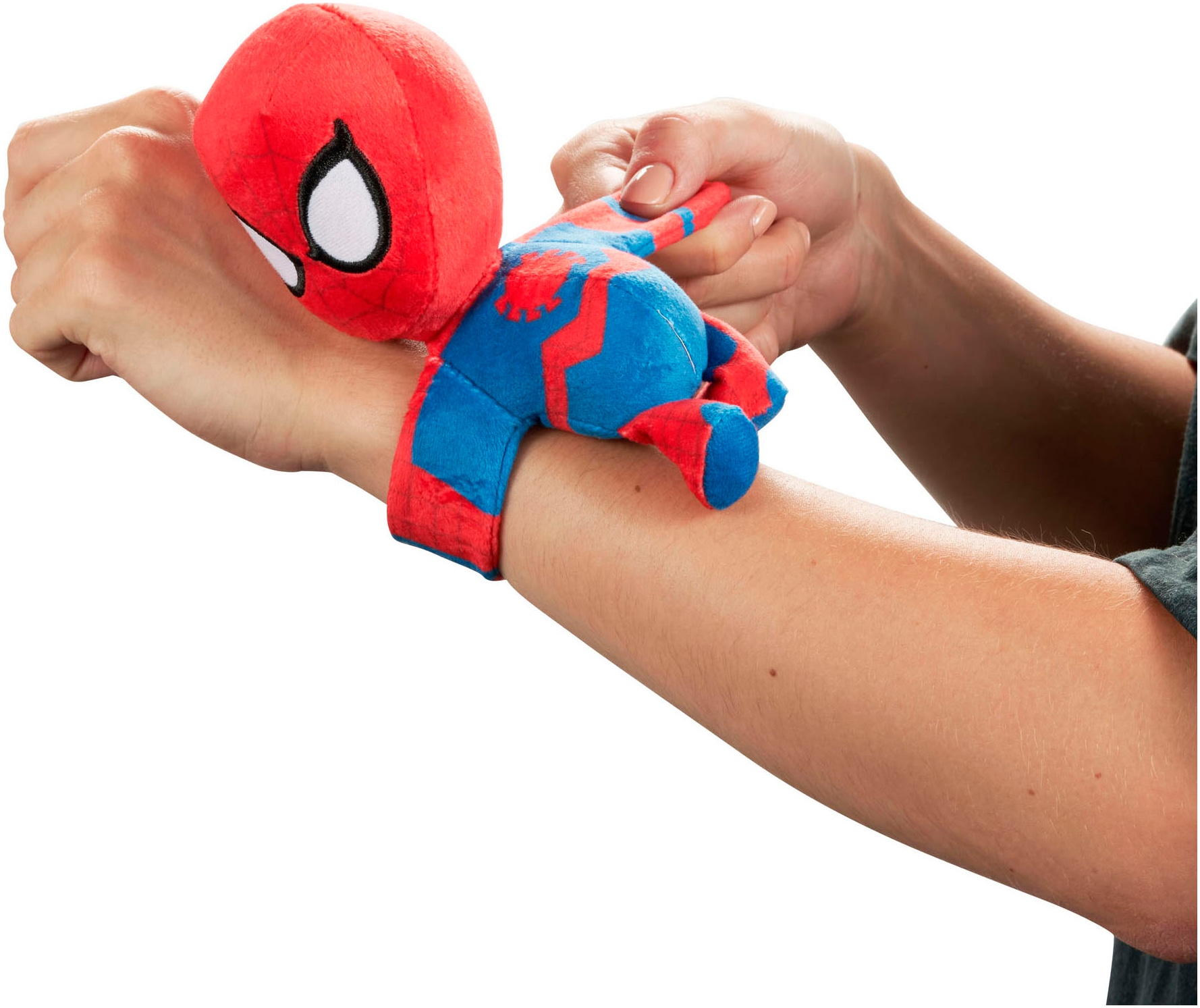 SIMBA Plüschfigur »Marvel Spider-Man Schnapparmband, 17 cm«