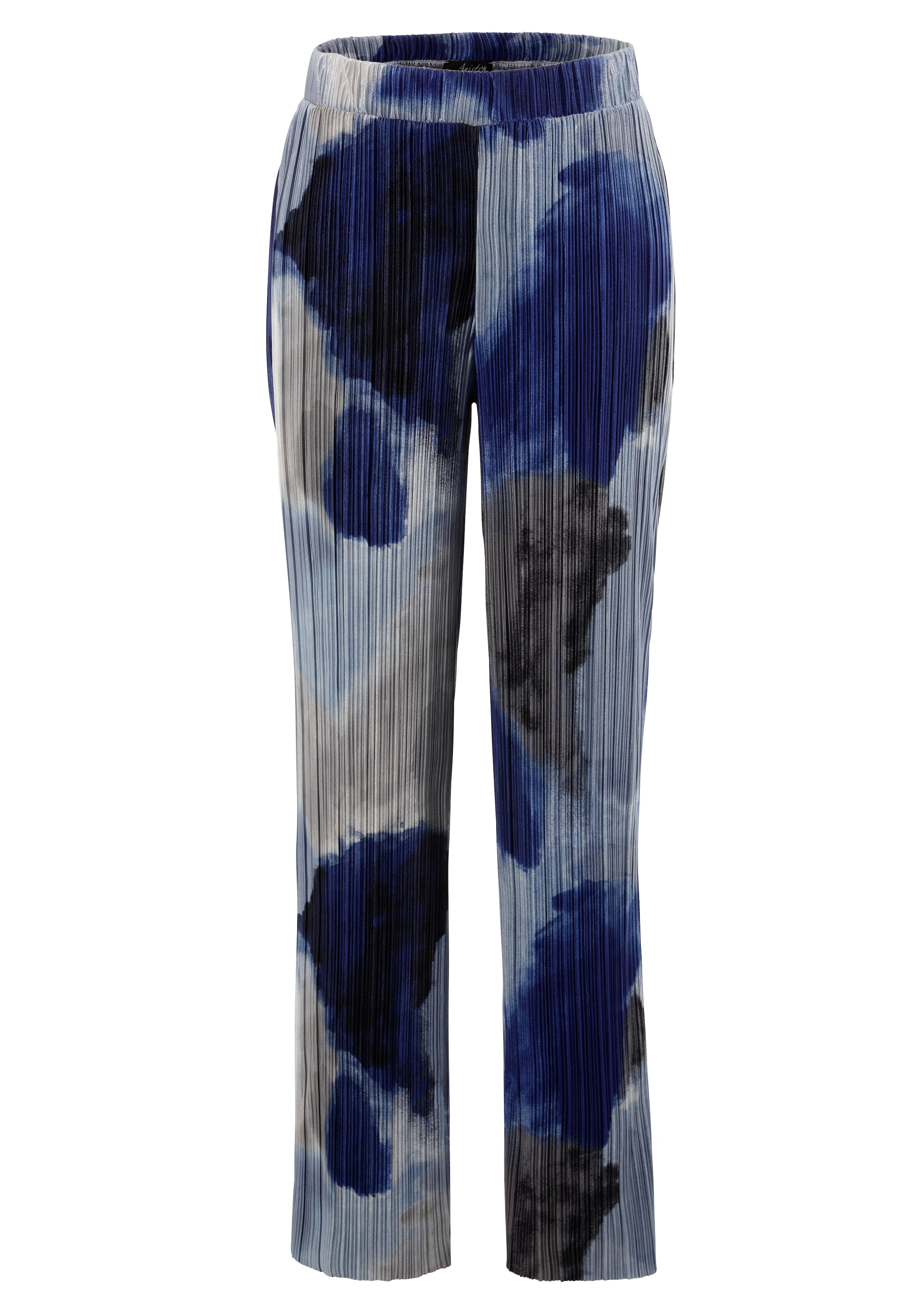 Aniston SELECTED Schlupfhose, mit Plissee und elastischen Bund