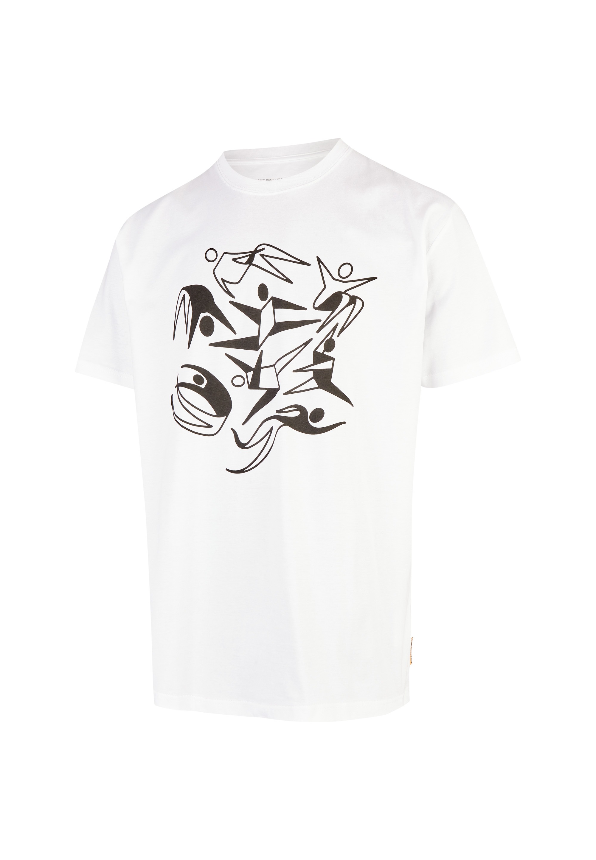 Cleptomanicx T-Shirt »Dancers«, (1 tlg.), Mit lässigem Print