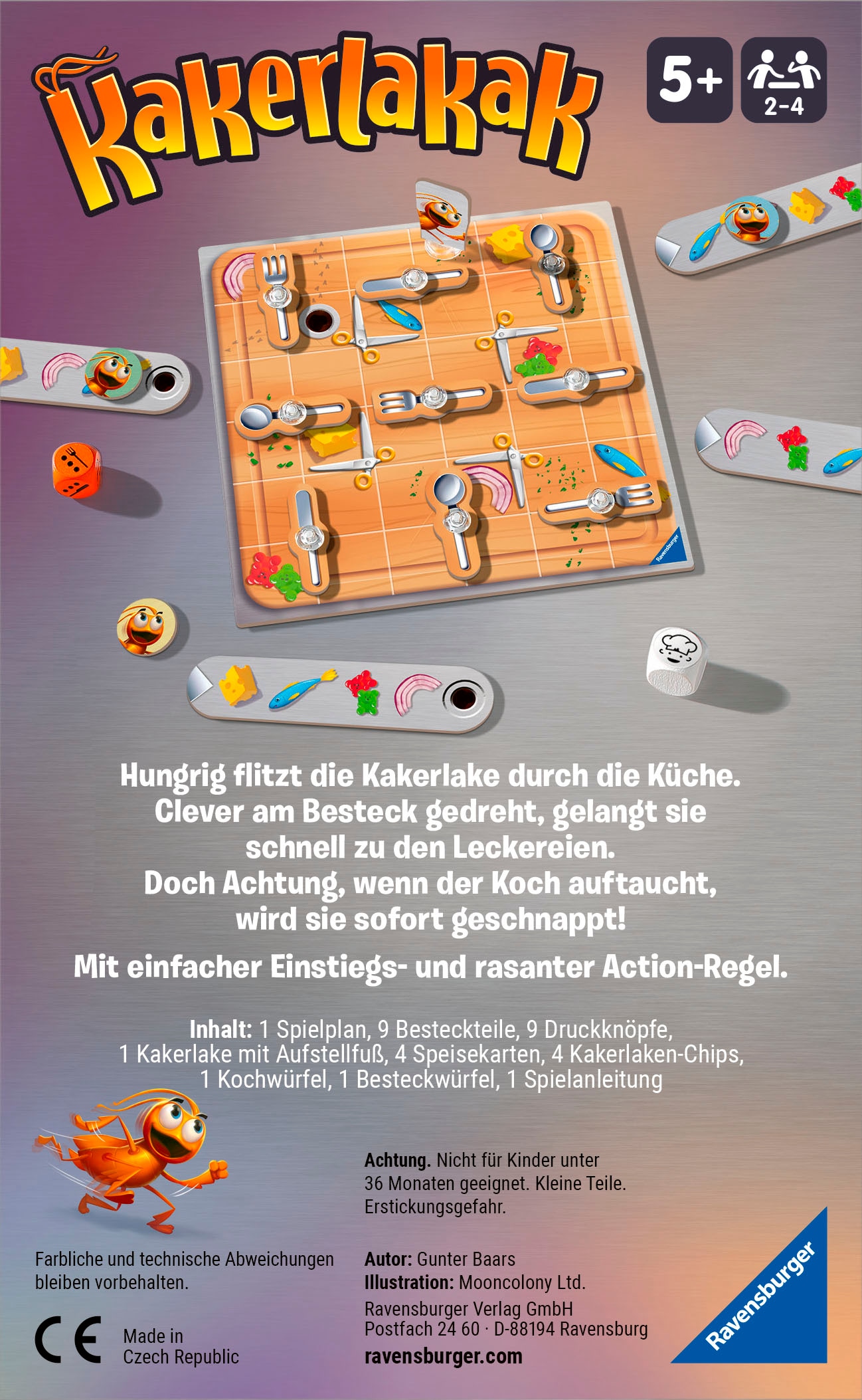 Ravensburger Spiel »Kakerlakak«, Made in Europe, FSC® - schützt Wald - weltweit