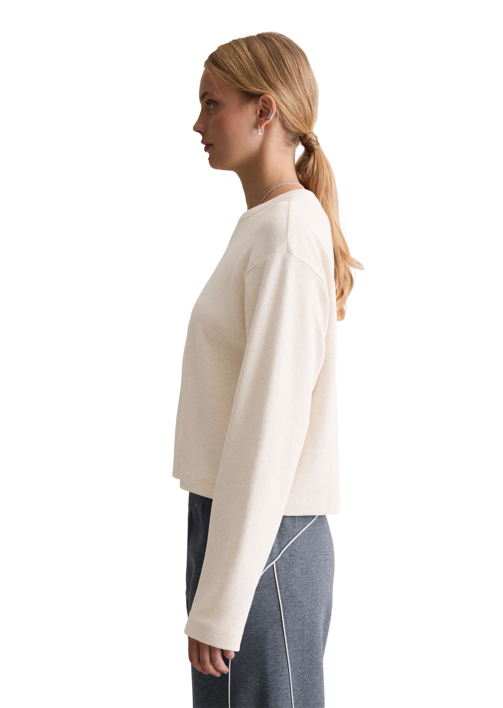 Marc OPolo DENIM Langarmshirt "aus Heavy Jersey" günstig online kaufen