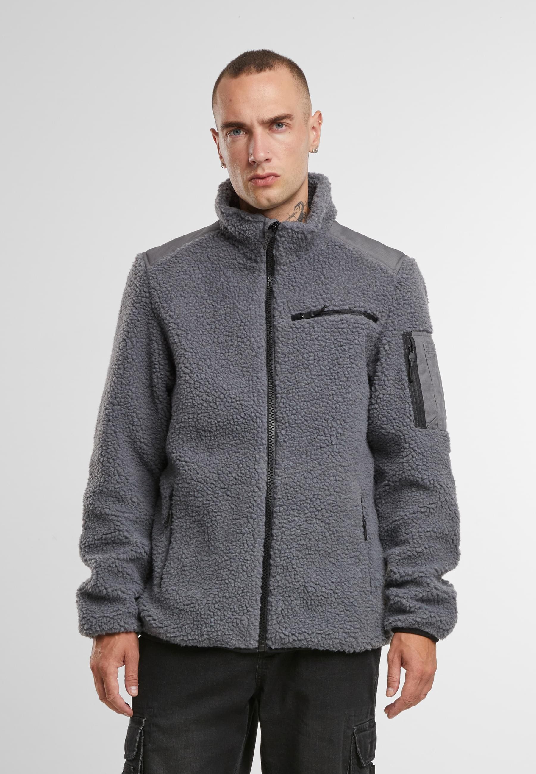 Brandit Allwetterjacke »Brandit Brandit Men Ramble Teddyfleece Jacket«, (1 St.), ohne Kapuze