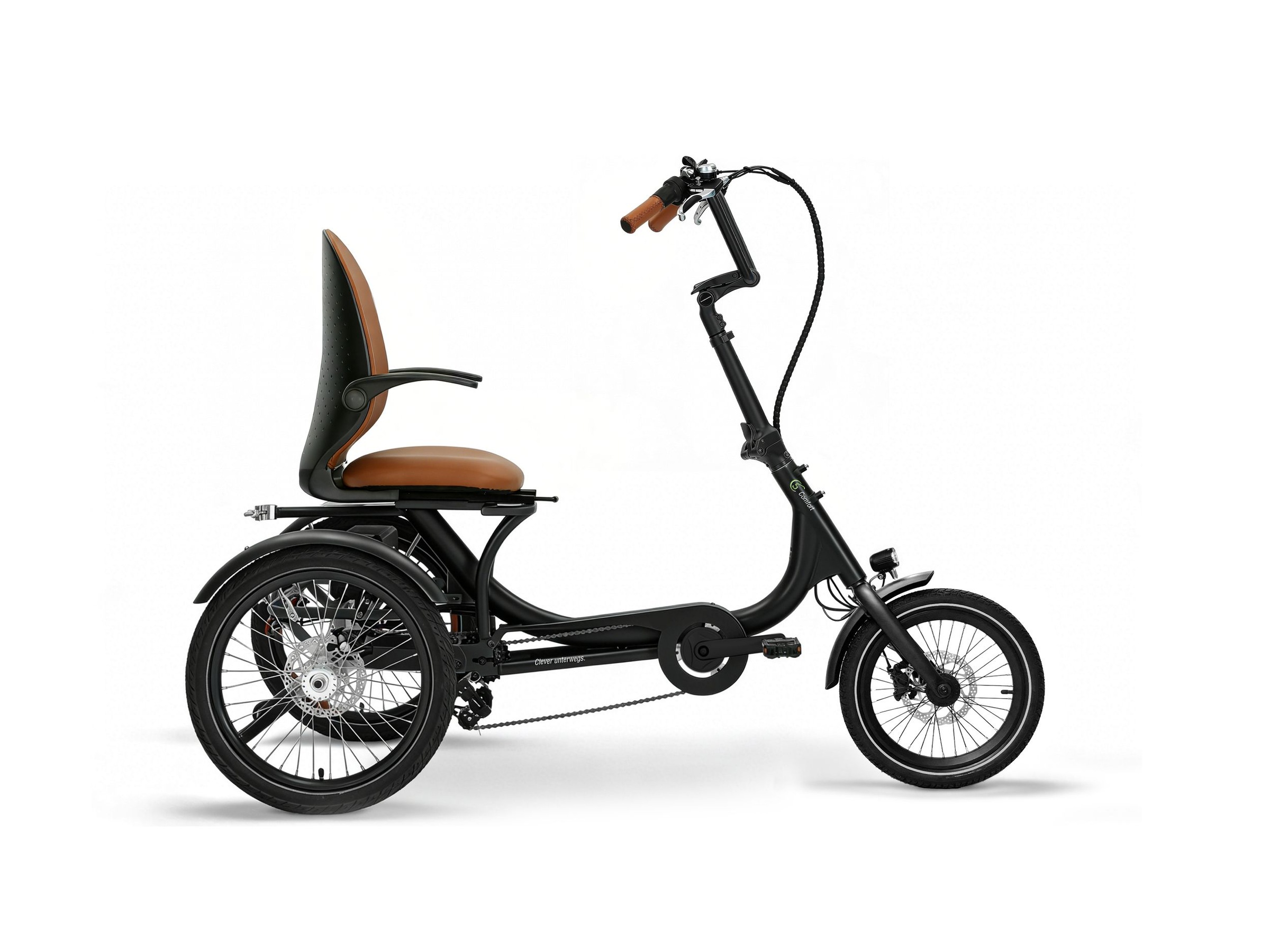 SachsenRad »T6 Comfort faltbar mit Alarmanlage« 7 Gang Shimano Kettenschaltung Heckmotor 250 W