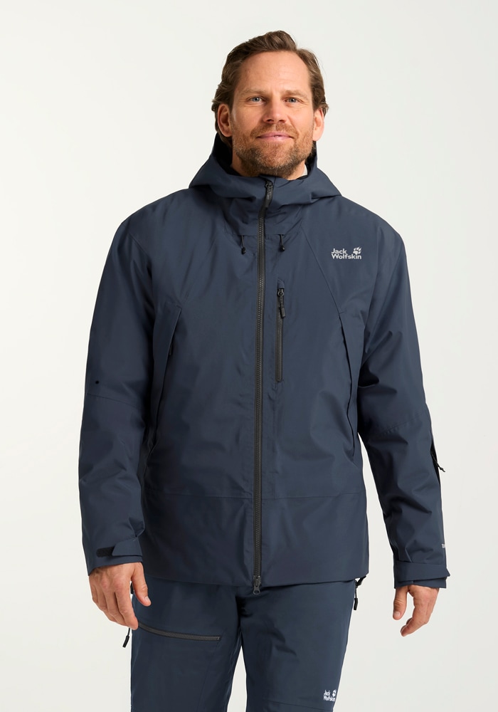 Jack Wolfskin Skijacke "FLOWLINE PRO 2L INS JKT M", mit Kapuze günstig online kaufen
