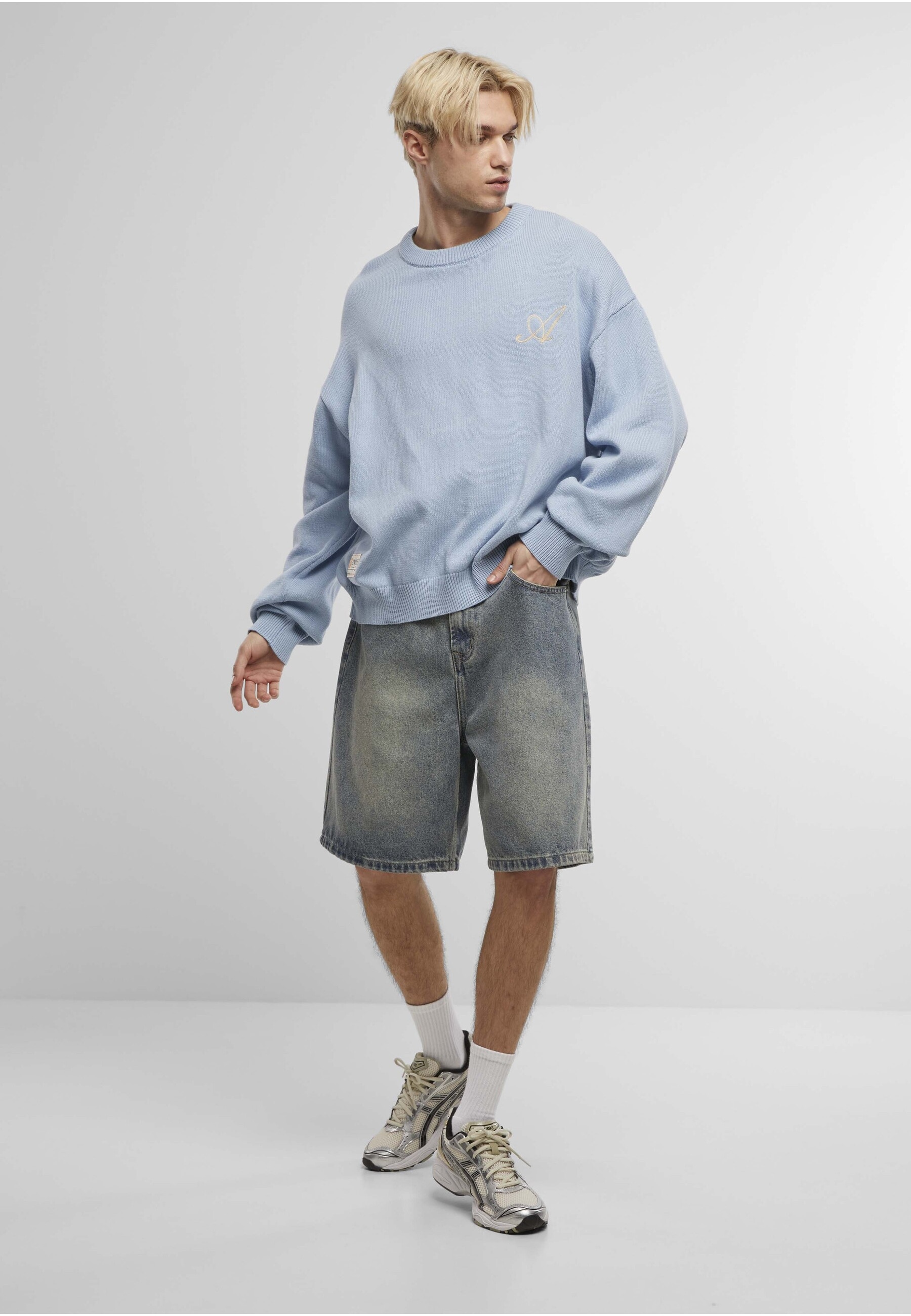 Another Cotton Lab Sweater »Another Cotton Lab Logo Mesh Knit Sweater«, 1
