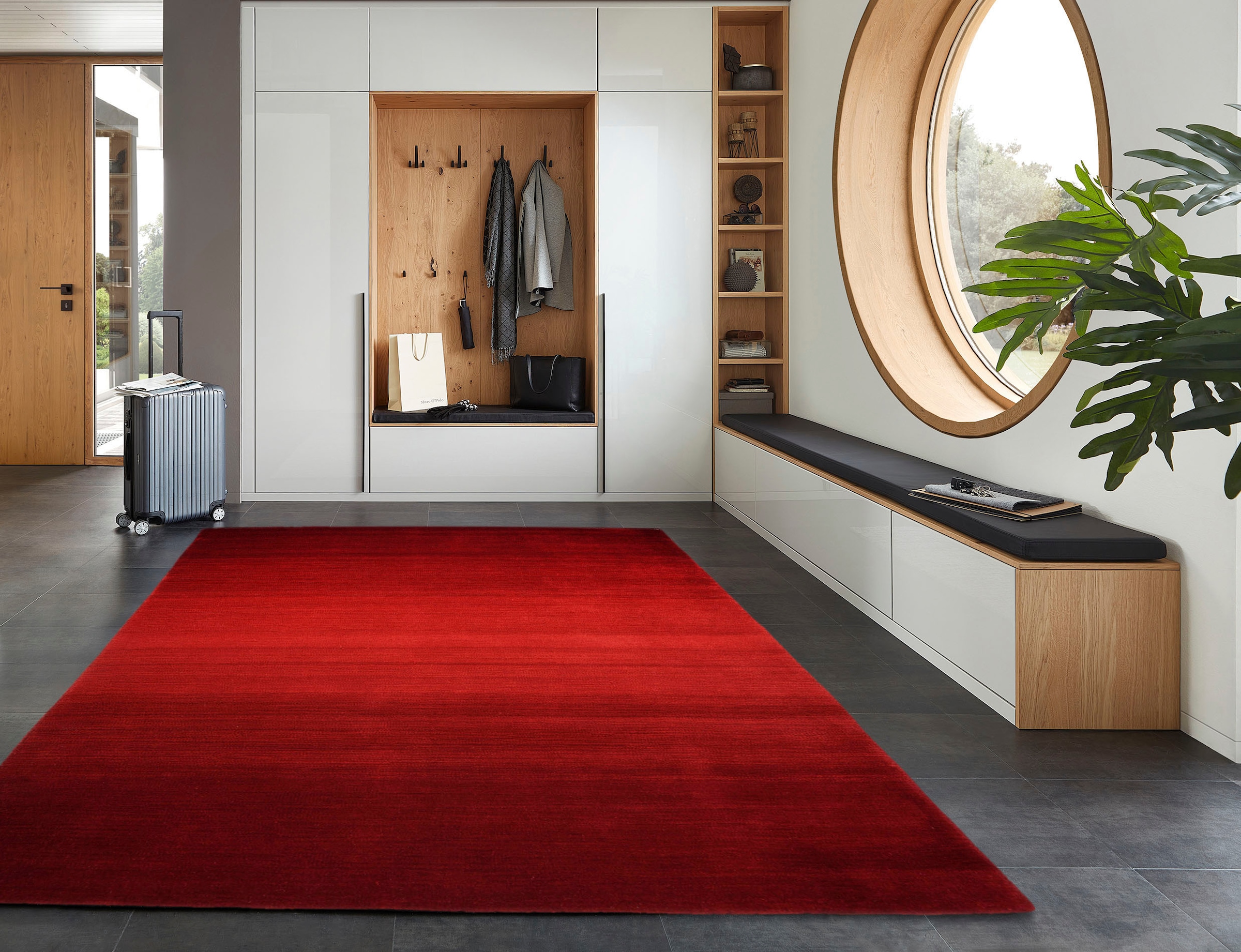 OTTO home Wollteppich "Violetta" rechteckig 14 mm Höhe reine Wolle, handgew günstig online kaufen