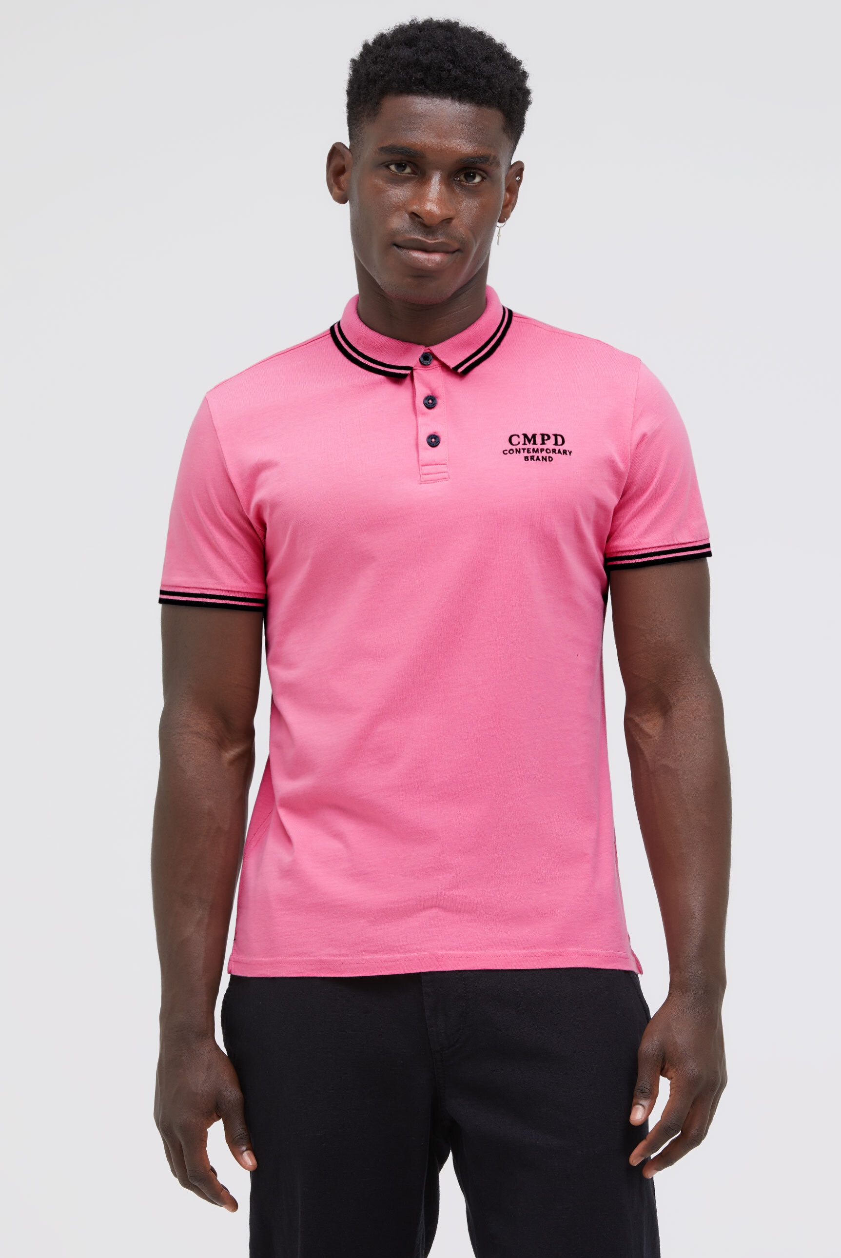 CMPD Poloshirt mit Seitenschlitze günstig online kaufen