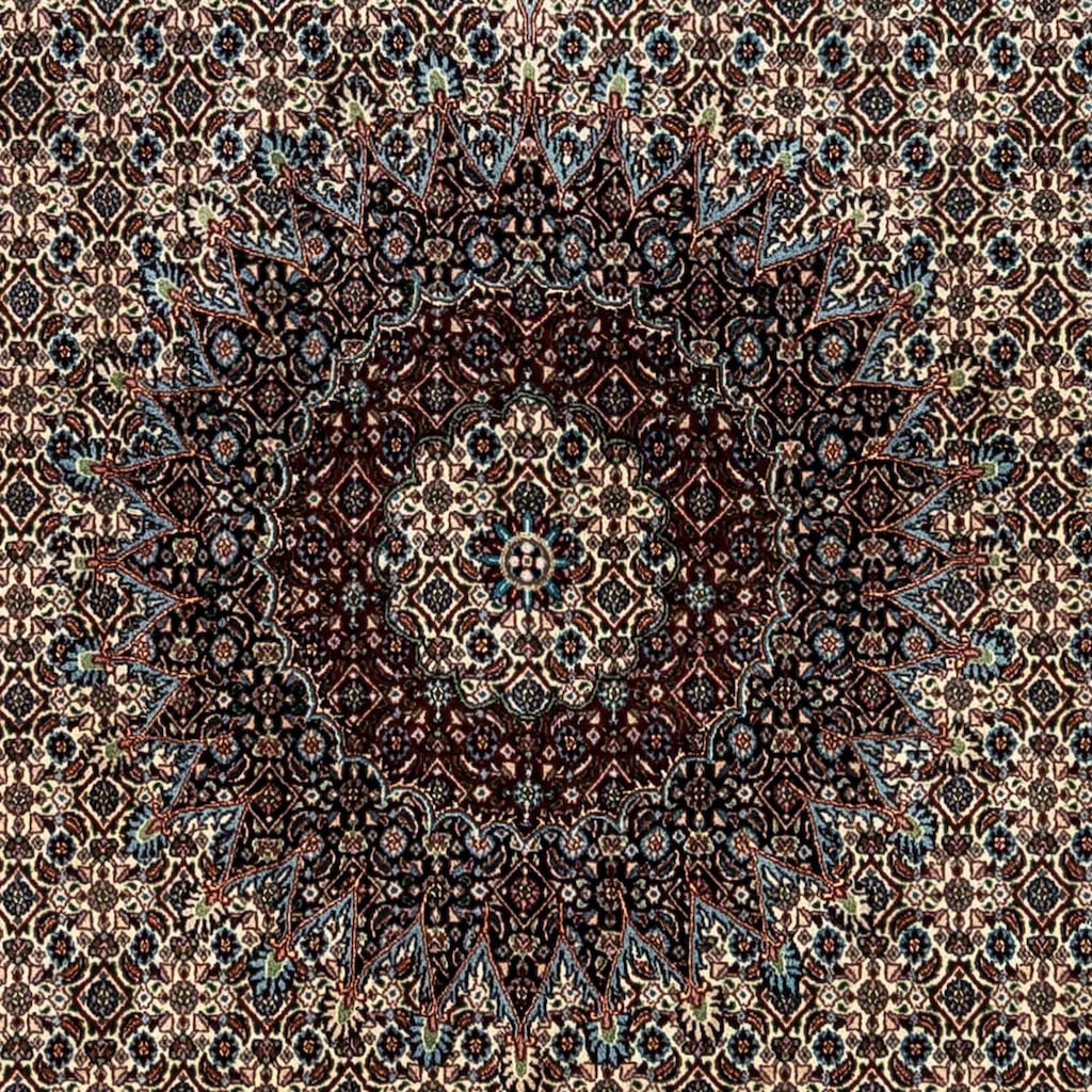 Wohnen Teppiche morgenland Wollteppich »Moud Medaillon Beige 346 x 245 cm«, rechteckig, 1 mm Höhe, Unikat mit Zertifikat beige