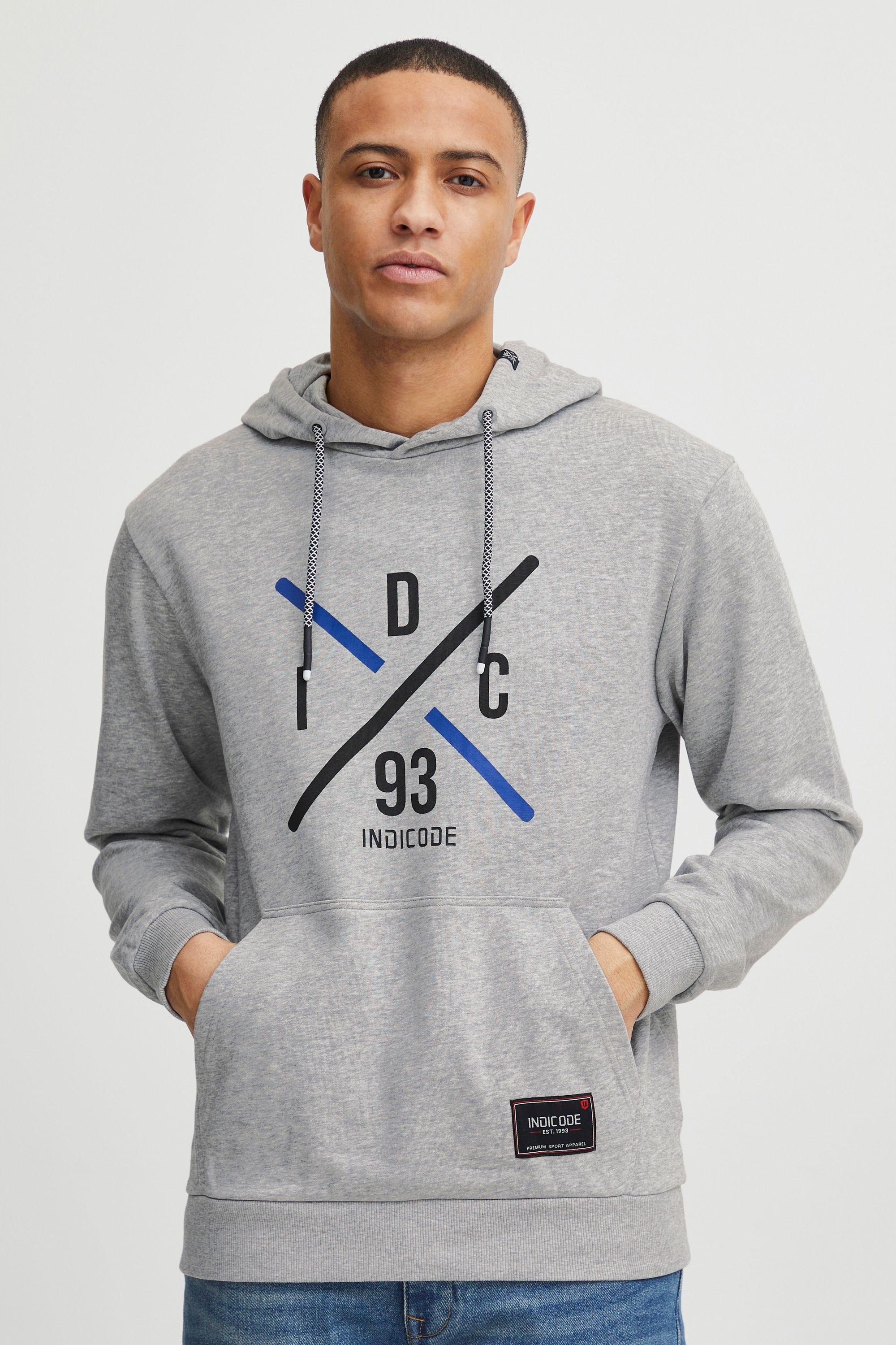 Indicode Kapuzenpullover "Hoodie IDLeon" günstig online kaufen