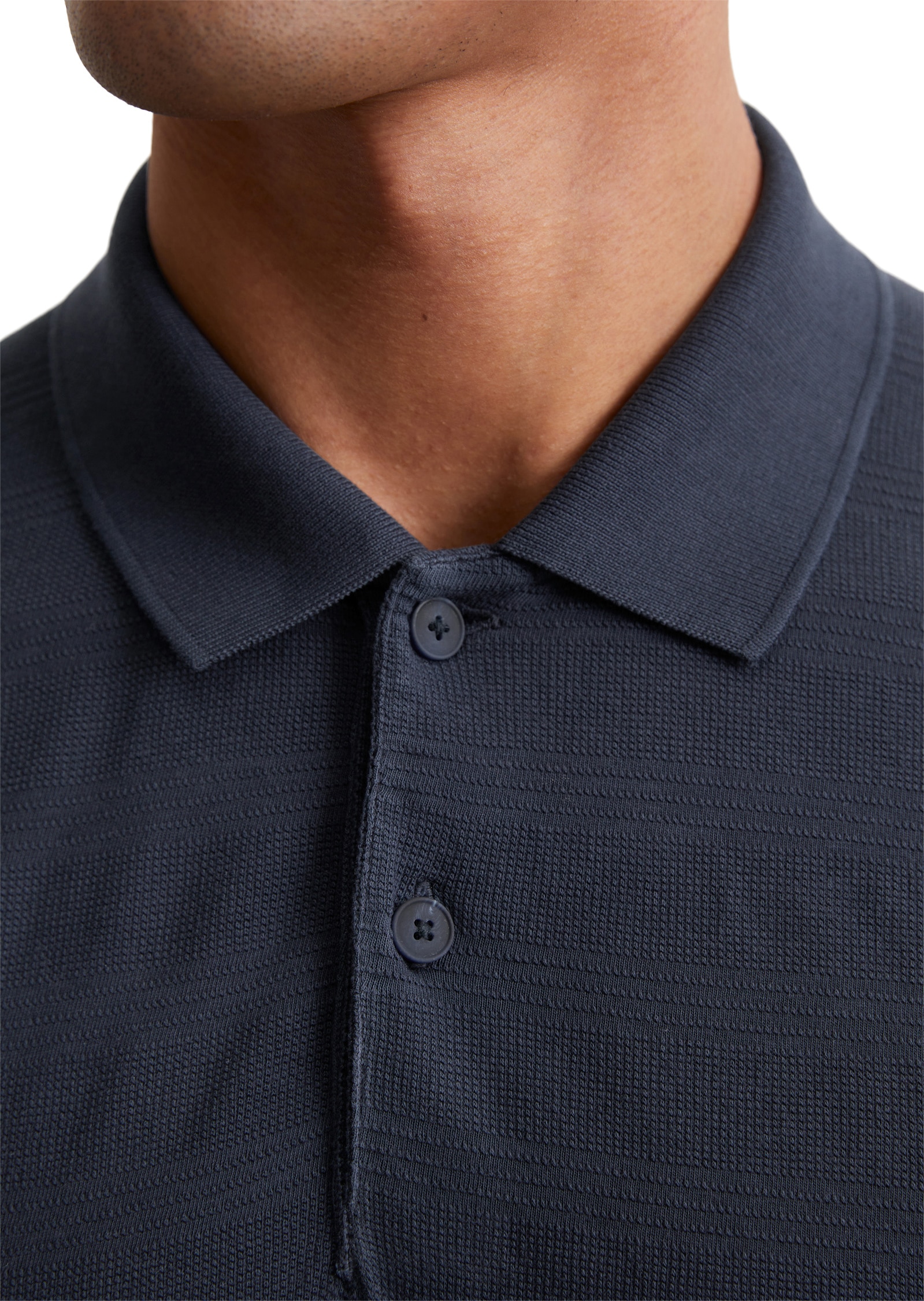 Marc O'Polo Poloshirt »mit Streifenstruktur«