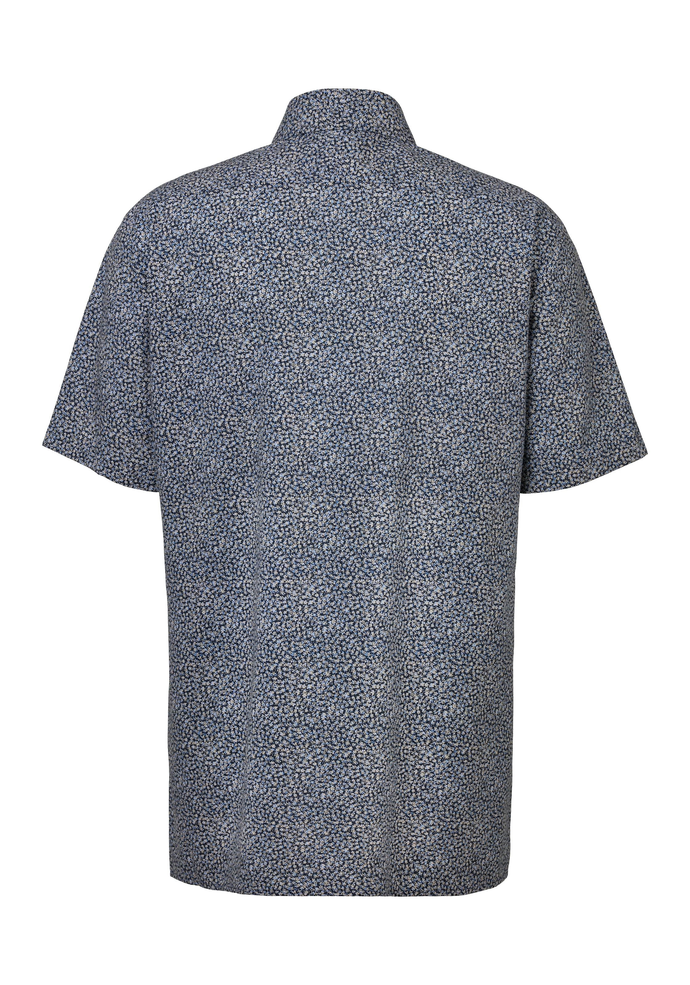 OLYMP Kurzarmhemd »Luxor Modern Fit«, mit Allover-Print, bügelfrei, atmungsaktiv