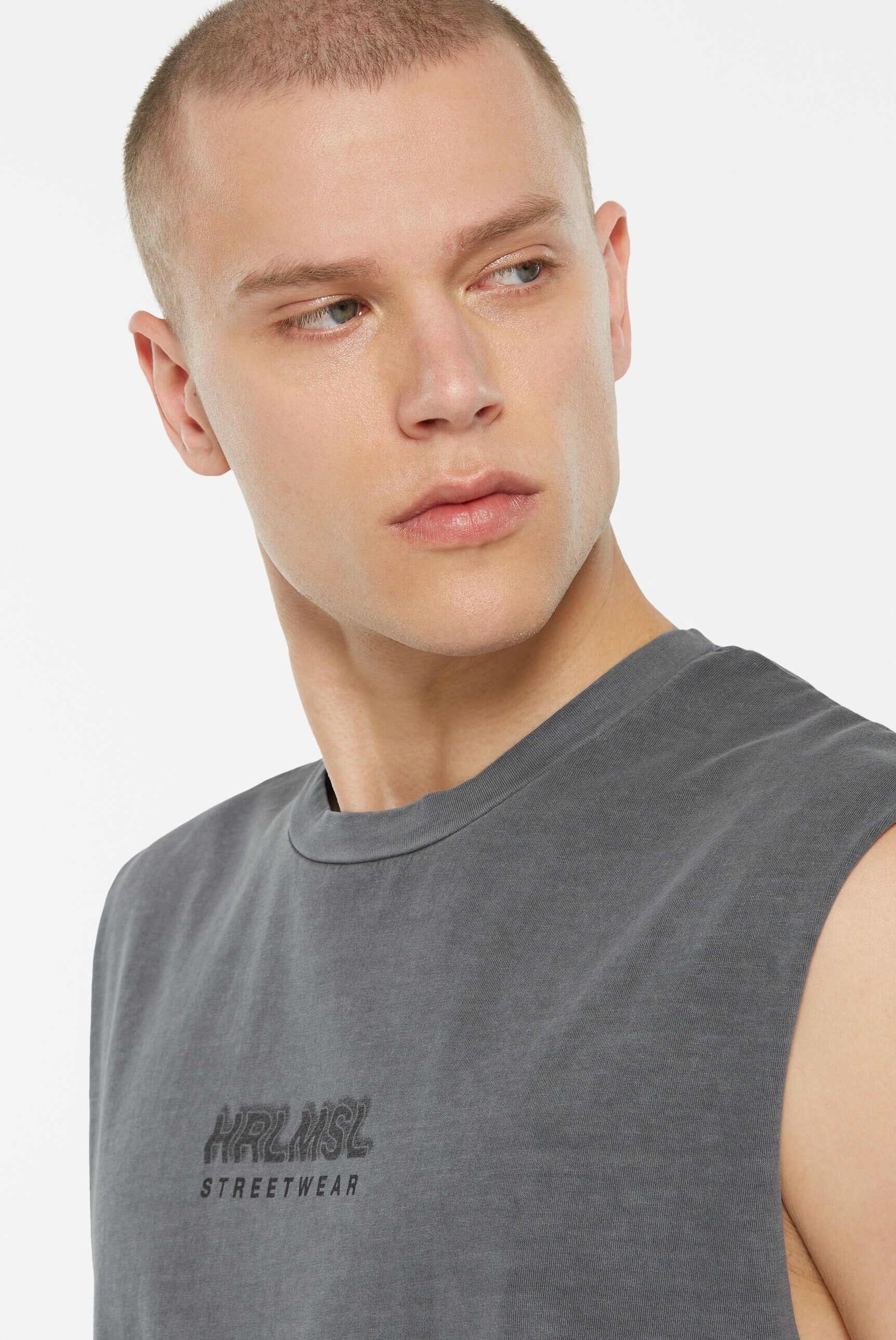 Harlem Soul Muscleshirt mit offenen Kanten