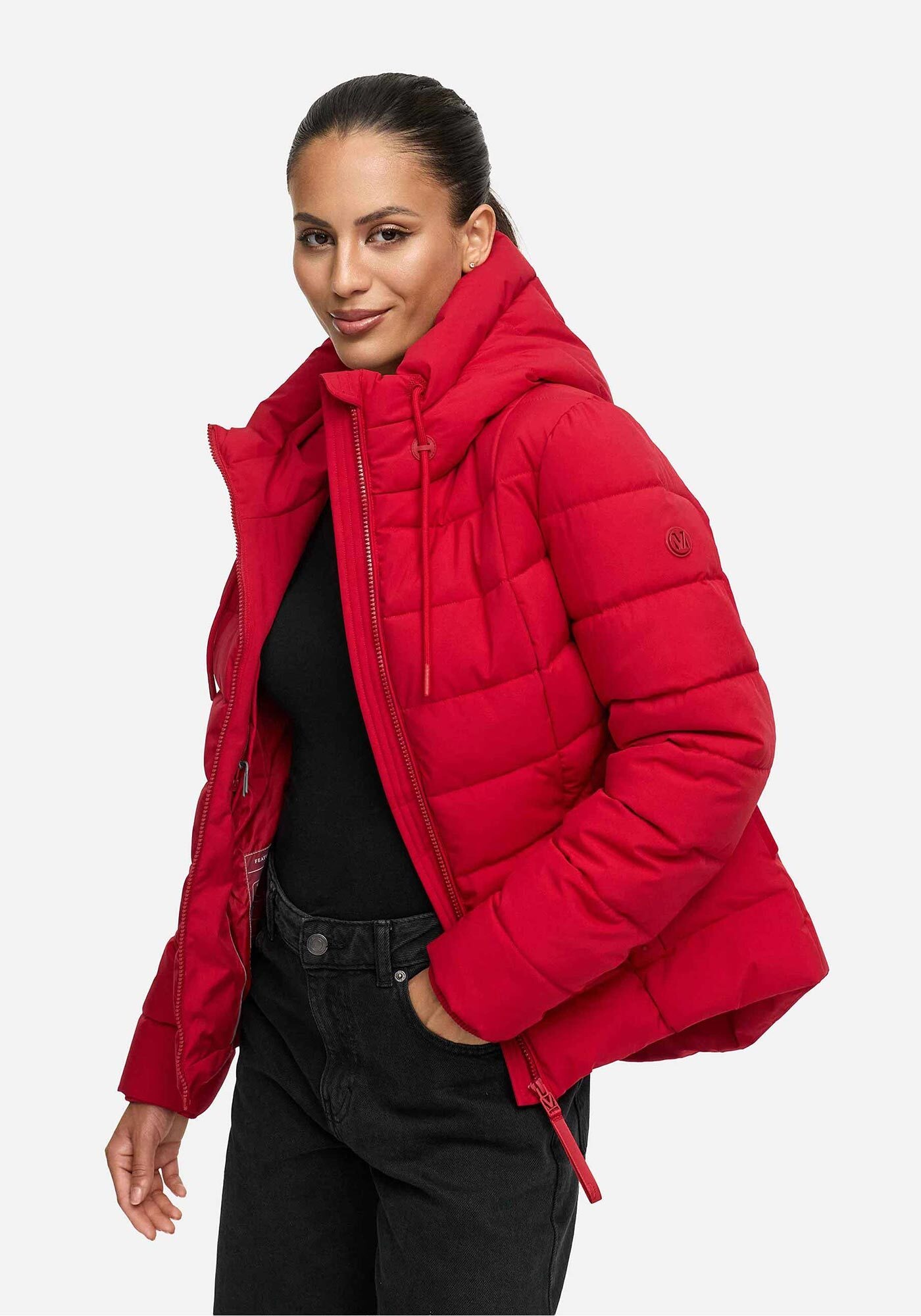 Marikoo Winterjacke »Tayenaa«, mit schmaler Steppung und extra hohem Kragen