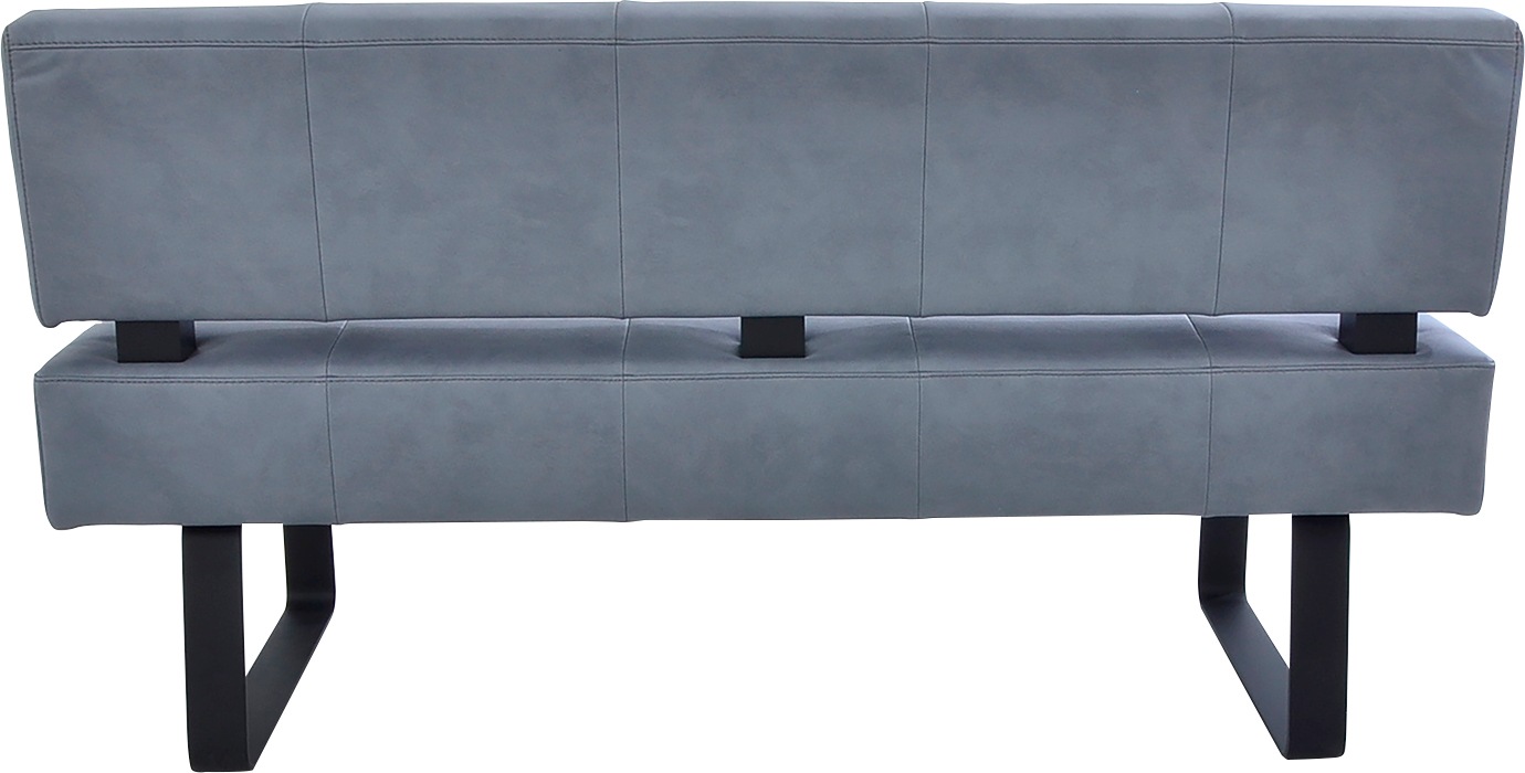 K+W Komfort & Wohnen »Spider II Polsterbank« Sitzsteppung, bequem durch Sandwichbauweise, Metallkufe in schwarz