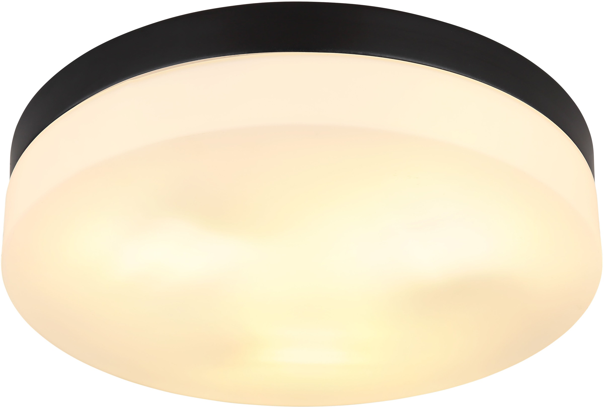 GLOBO LIGHTING Außen-Deckenleuchte »VRANOS«, Leuchtmittel E27 | ohne Leuchtmittel, Außen-Deckenlampe/Terrasse/Glas opal/IP44