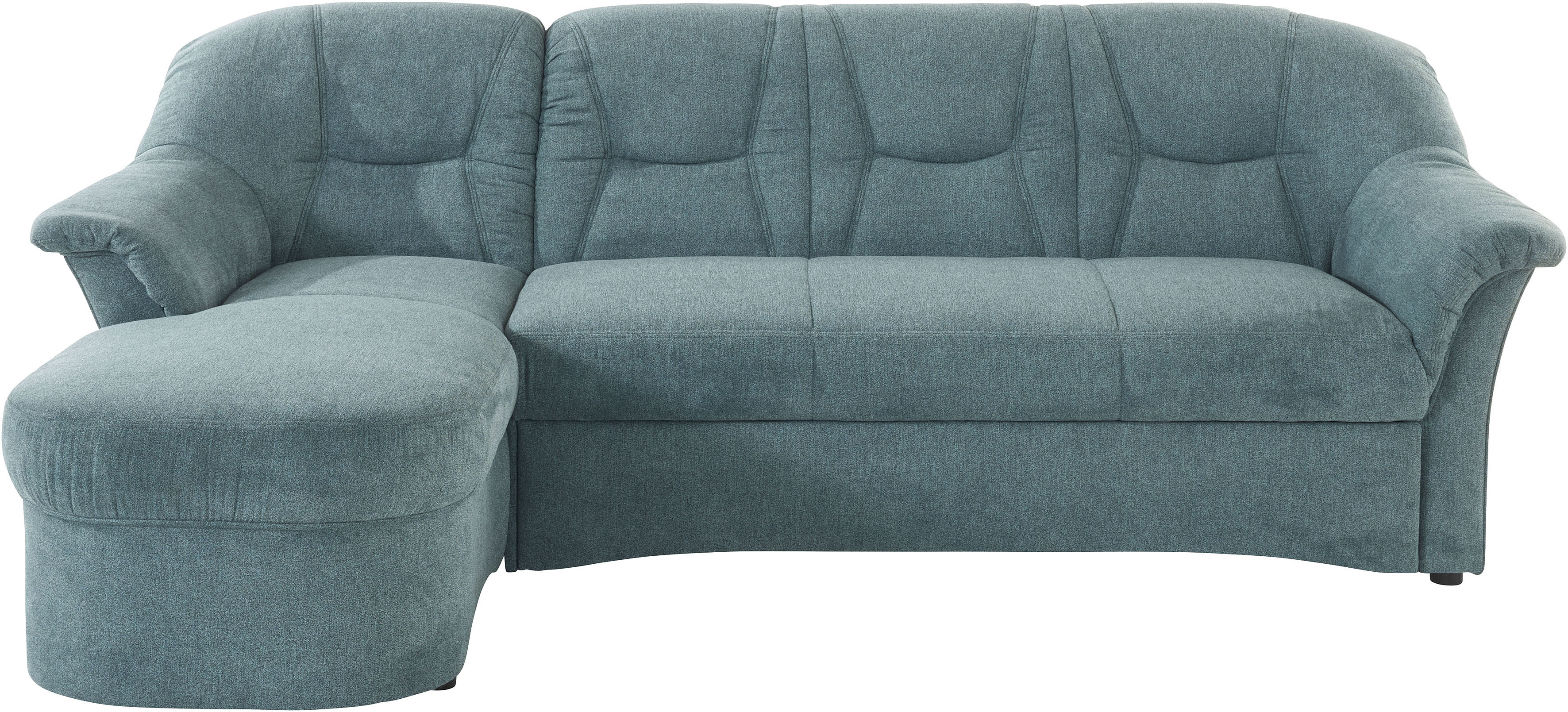 DOMO collection Ecksofa "SARAFINA 232x146 cm, auch mit Federkern für noch mehr Sitzkomfort" whlw. mit Bettfunktion, L-Form