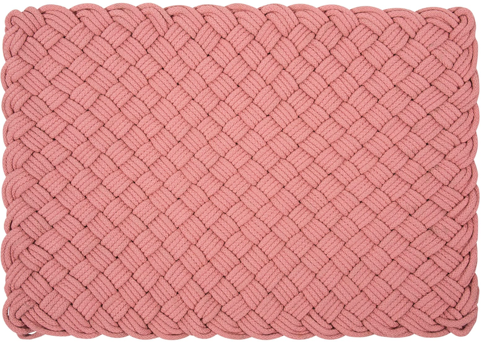 PAD Fußmatte »SCOR« rechteckig 21 mm Höhe Schmutzfangmatte, handgewebt, Uni Farben, In- und Outdoor geeignet