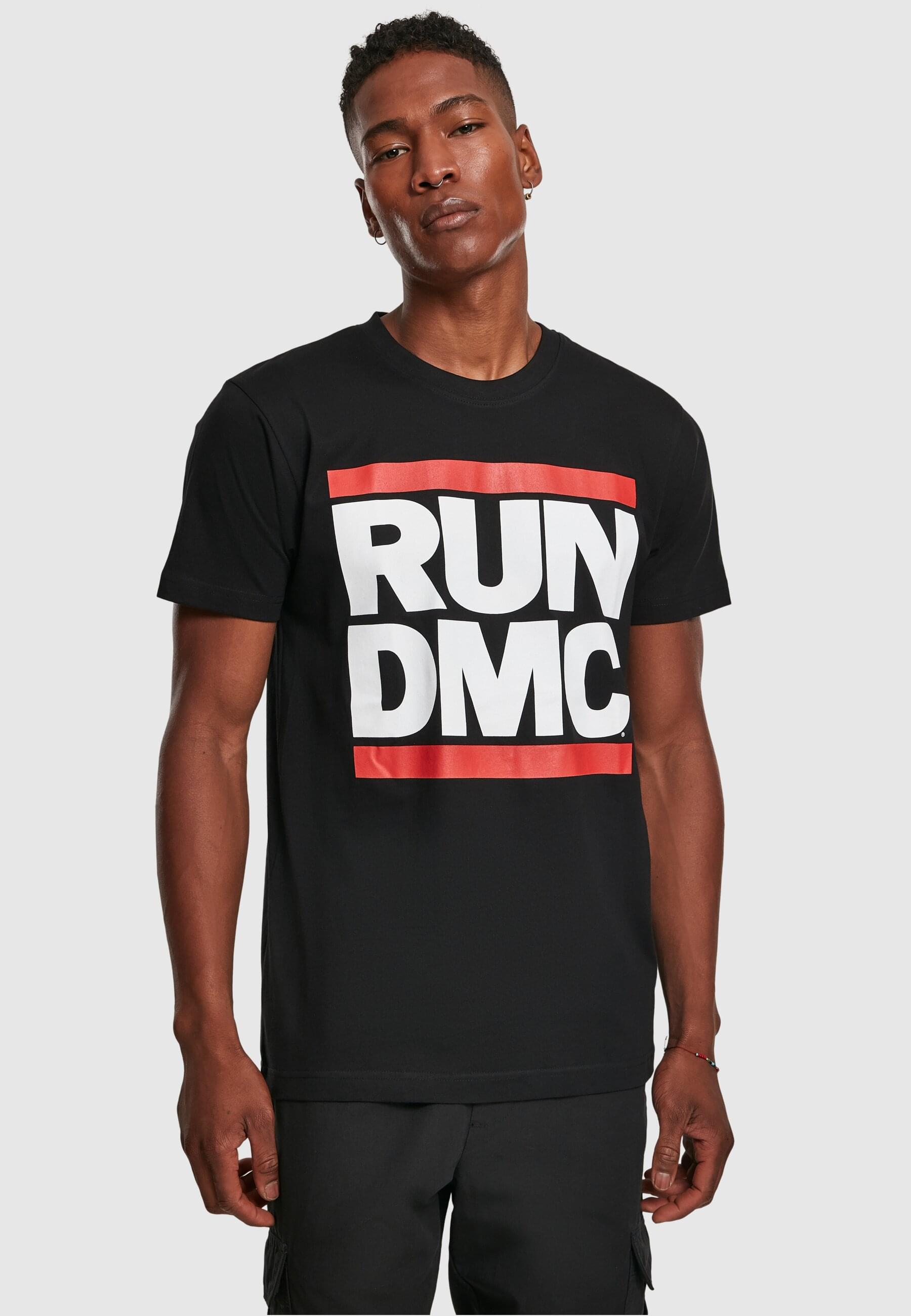 Thumbnail - MisterTee T-Shirt "MisterTee Herren Run DMC Logo Tee", (1 tlg.)