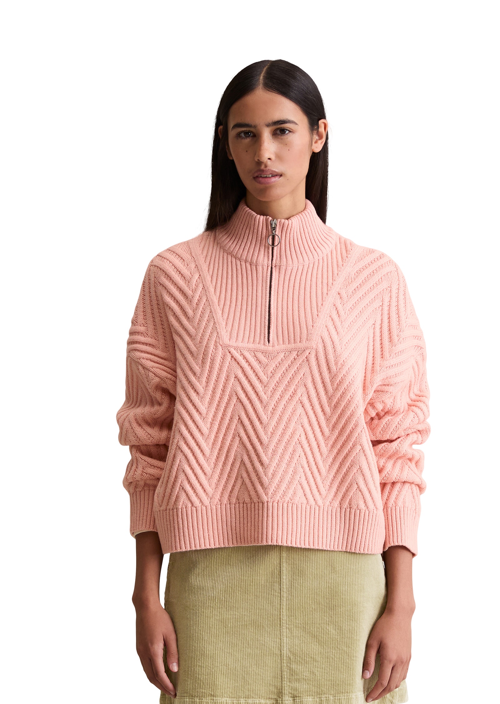 Marc OPolo DENIM Strickpullover "aus weichem Schurwolle-Mix" günstig online kaufen
