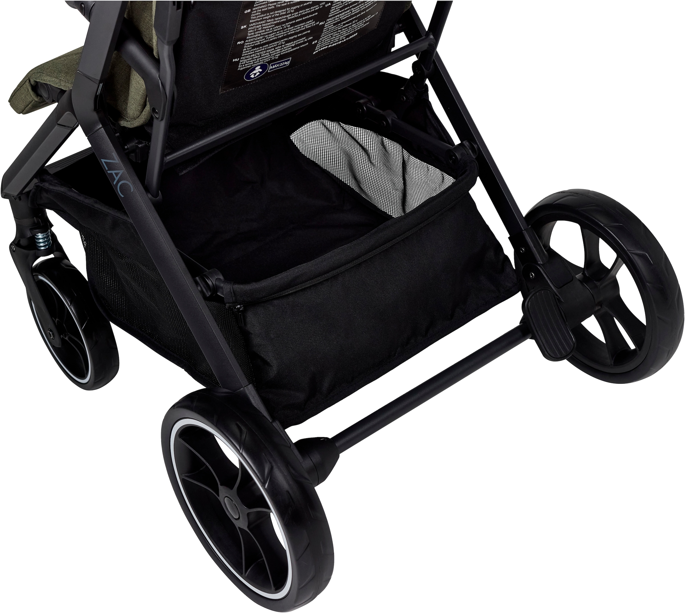 Moon Kinder-Buggy »ZAC«, 22 kg, inkl. Tragetasche und Regenschutz