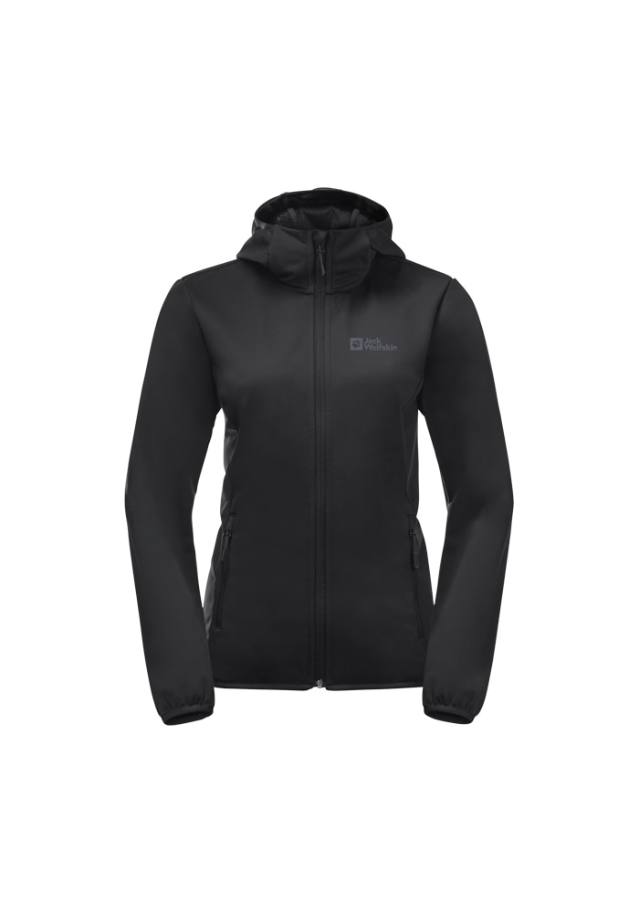 Jack Wolfskin Softshelljacke »WINDHAIN HOODY W«, mit Kapuze