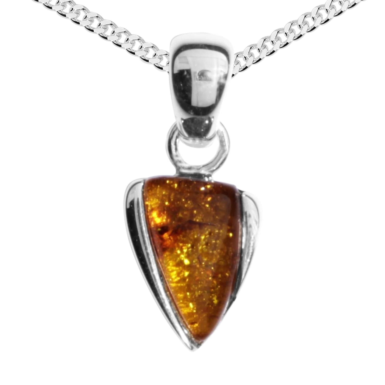 Kette mit Anhänger OSTSEE-SCHMUCK "Ostsee-Schmuck Kette mit Anhänger Lara Kette mit Anhänger Lara" Gr. 40, silber, Halsketten, Damen, 40cm, Silber 925 (Sterlingsilber), L: 40