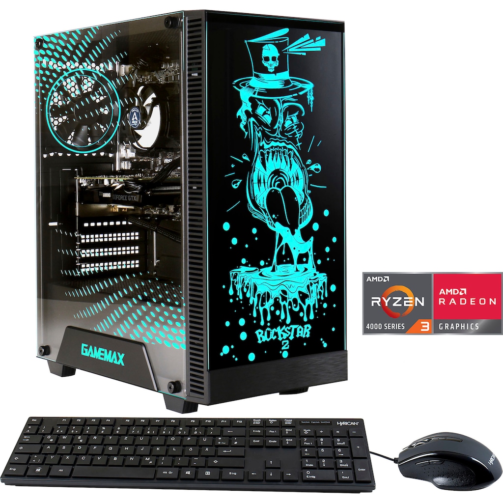 Hyrican Gaming-PC-Komplettsystem »Rockstar SET02067«, (2 St.)