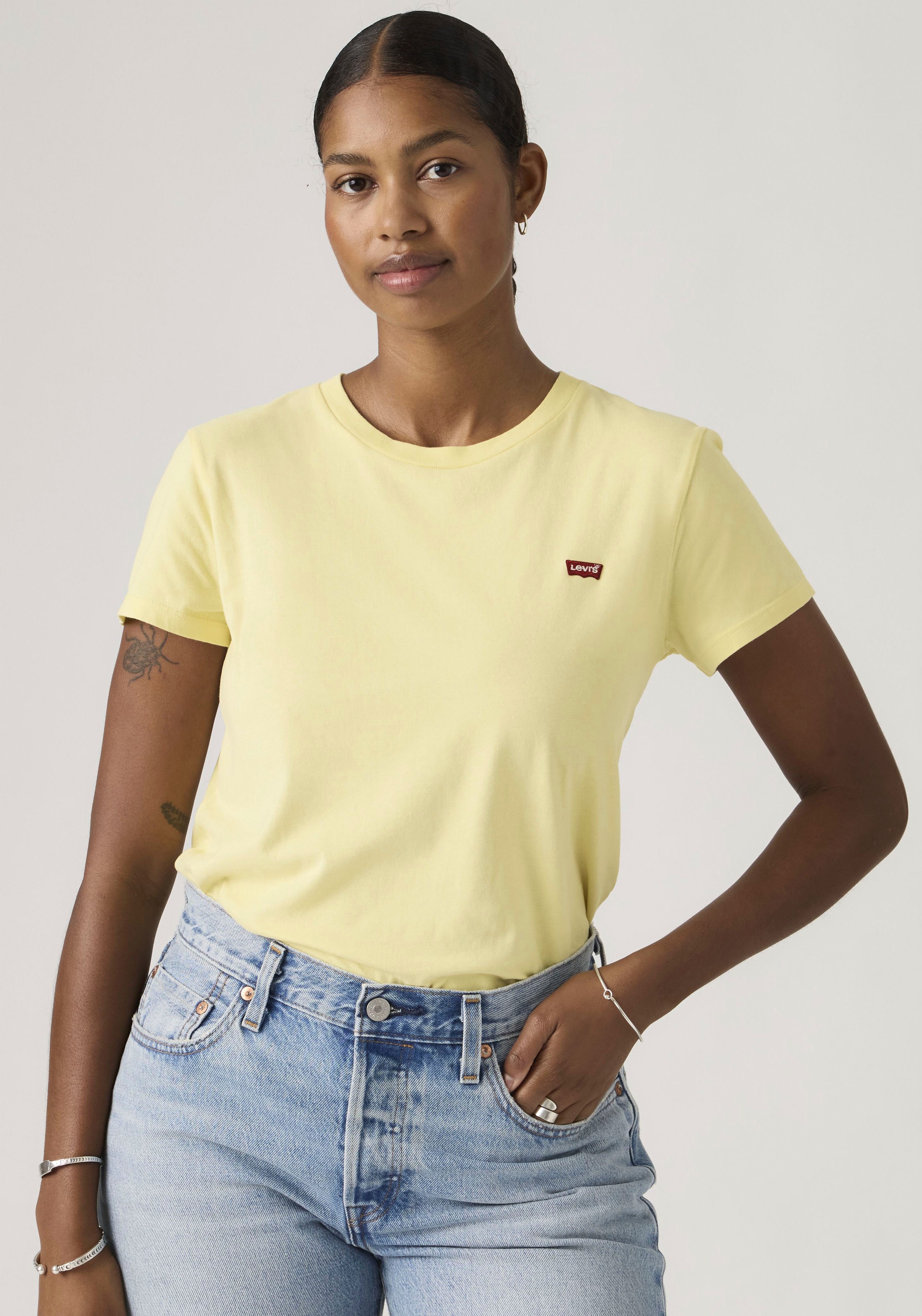 Levis T-Shirt "TEE Minilogo" mit kleiner Logostickerei günstig online kaufen