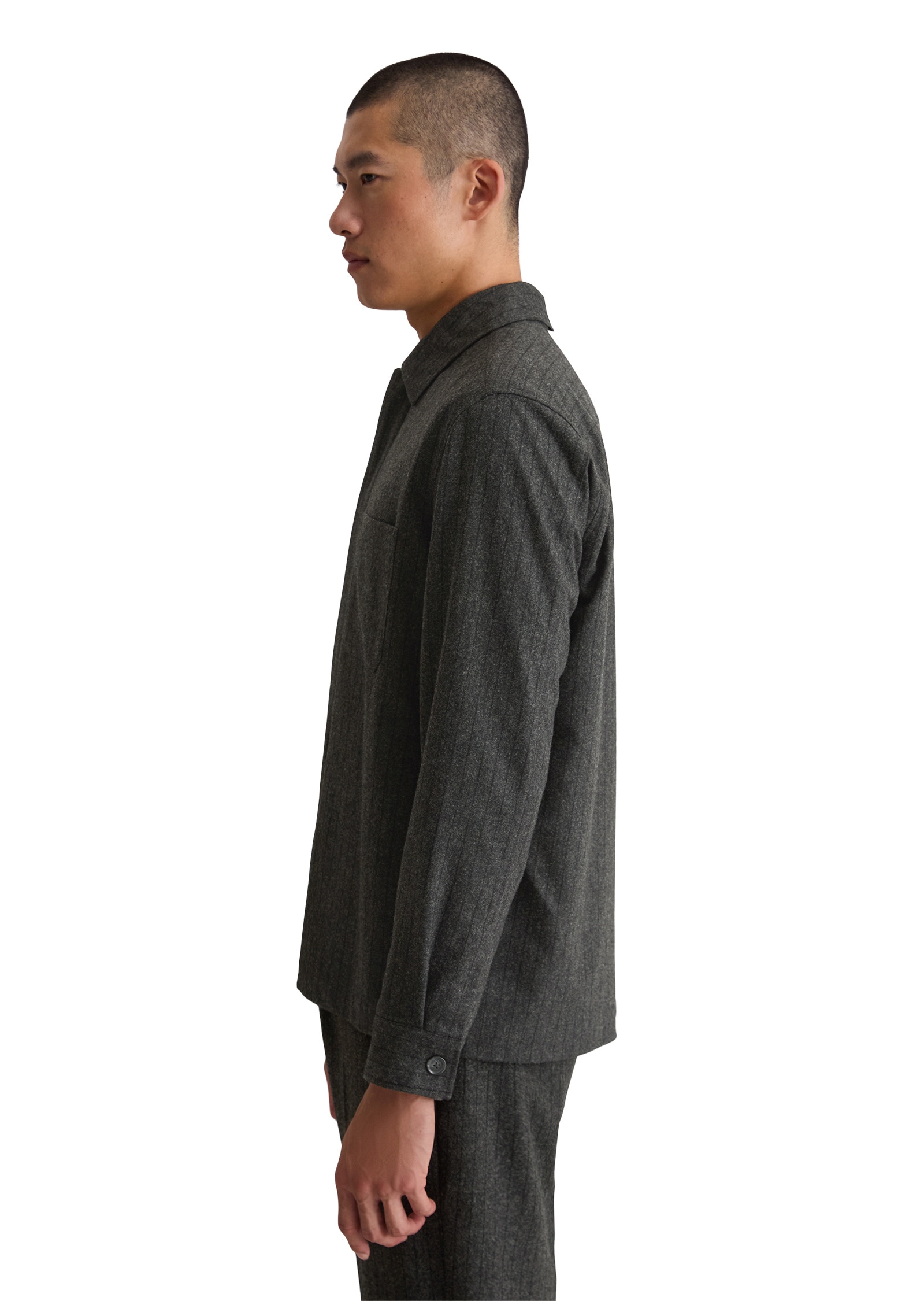 Marc O'Polo Kurzjacke »aus weicher Tech Wool« ohne Kapuze