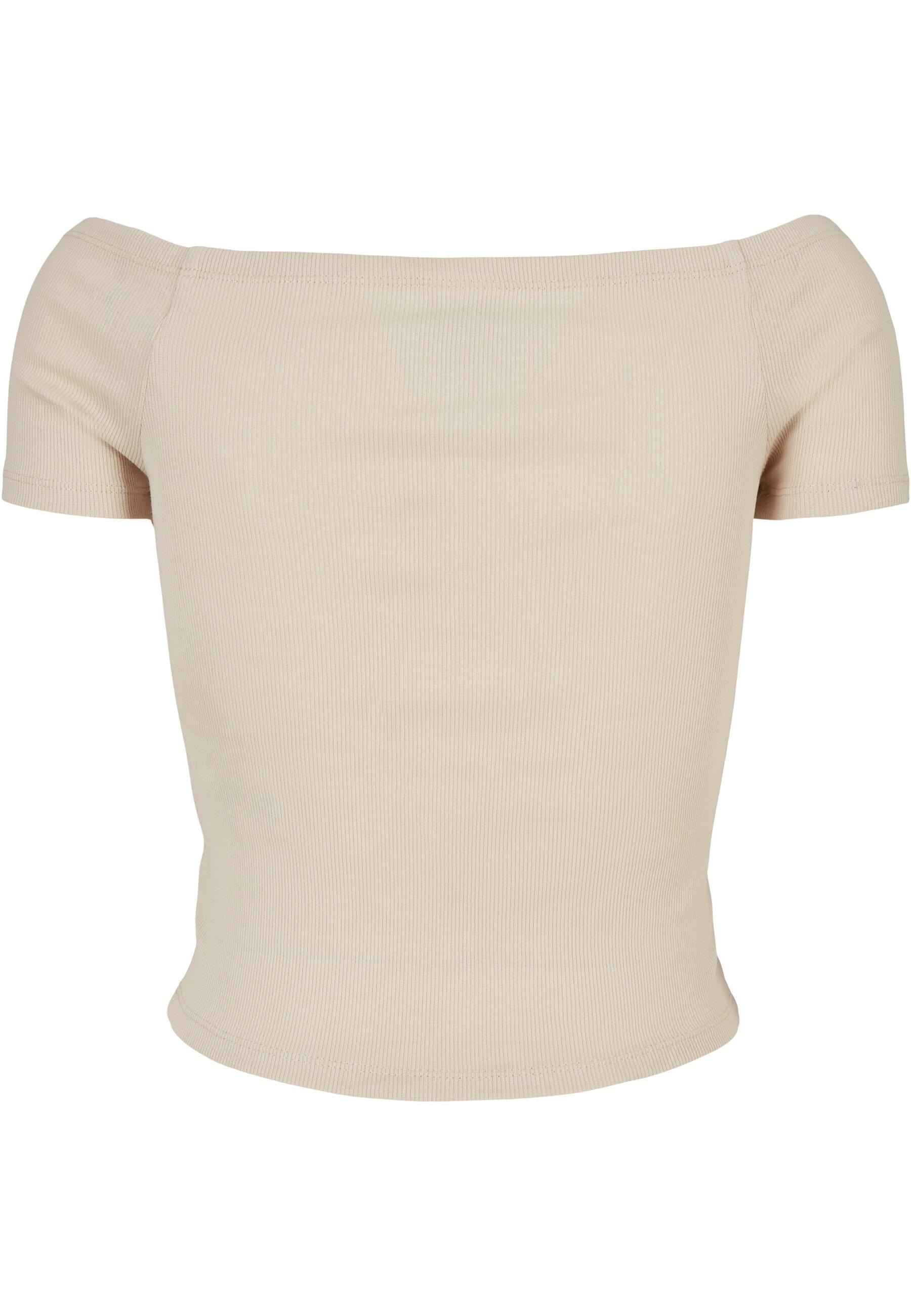 URBAN CLASSICS T-Shirt "Urban Classics Damen Ladies Off Shoulder Rib Tee" 1 günstig online kaufen