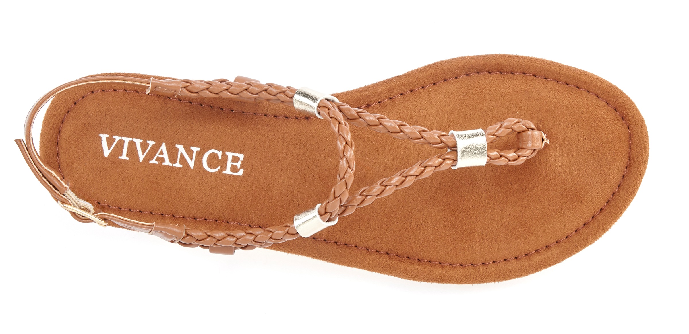 Thumbnail - Vivance Sandale "Sommerschuh" Zehentrenner, Sommerschuh, Sandalette mit raffinierten Riemchen