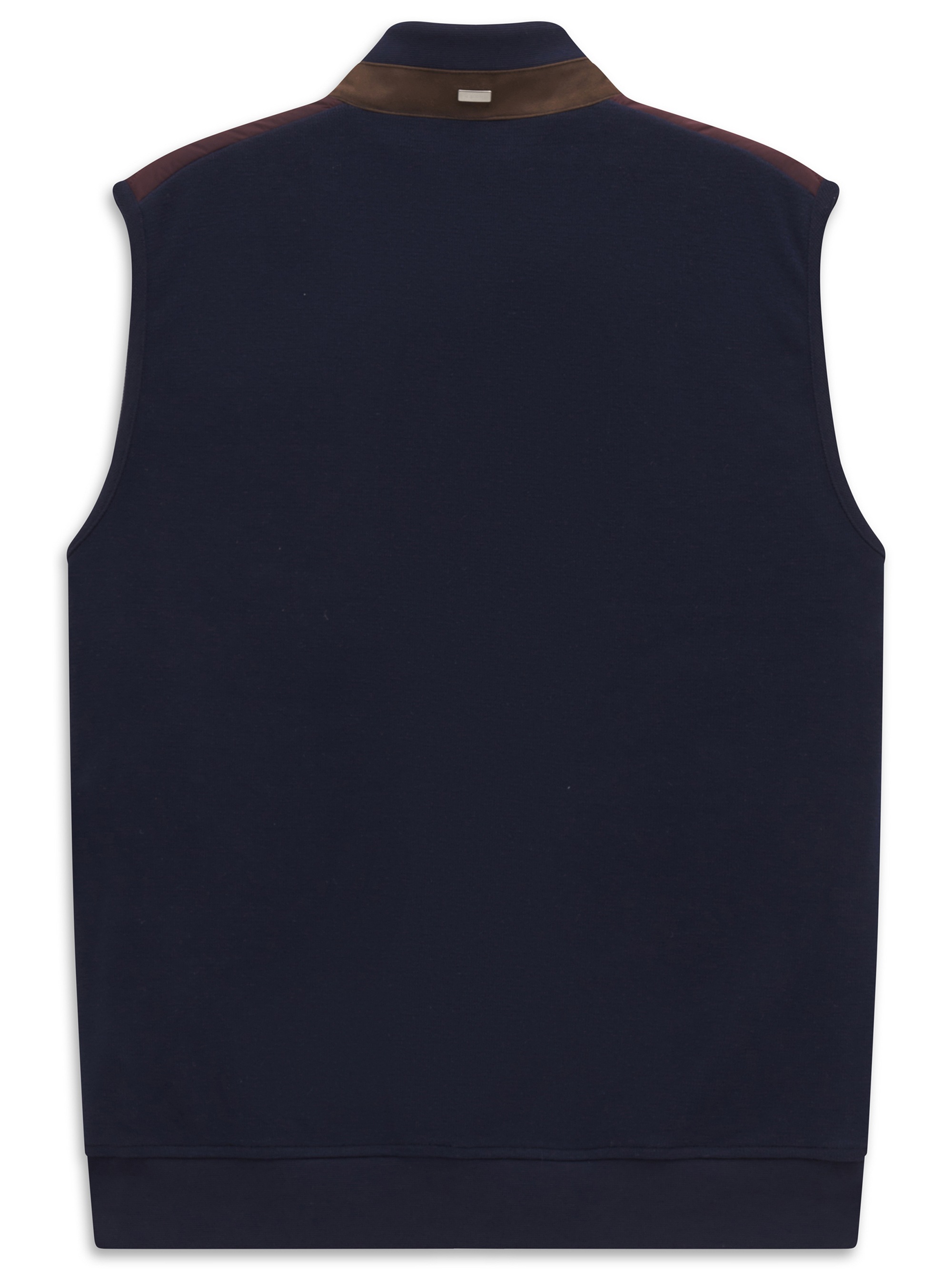bugatti Strickweste »Regular Fit« Regular Fit Steppweste Baumwollmix