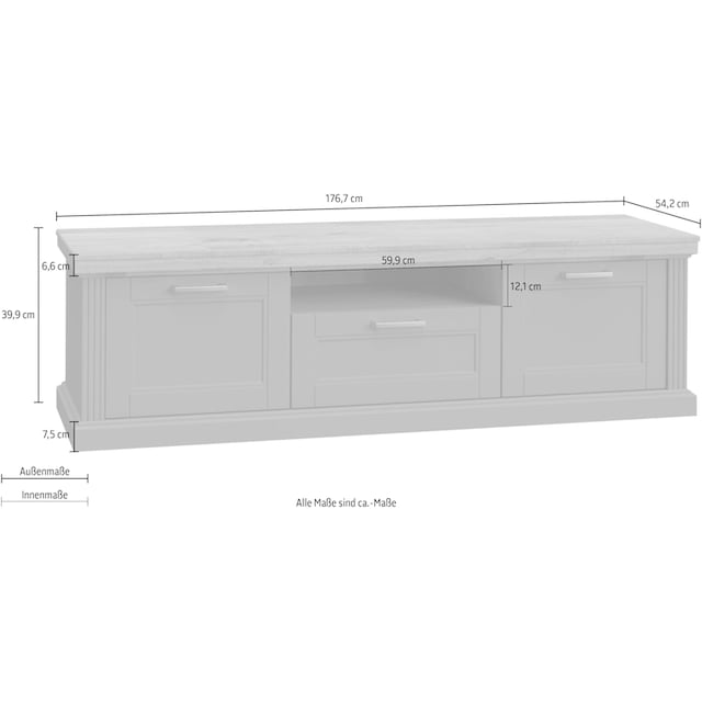 Home affaire TV-Board »Tara«, Fernsehtisch, UV-Lack für hohe Farbbrillianz,  mit Soft-Close-Funktion | BAUR