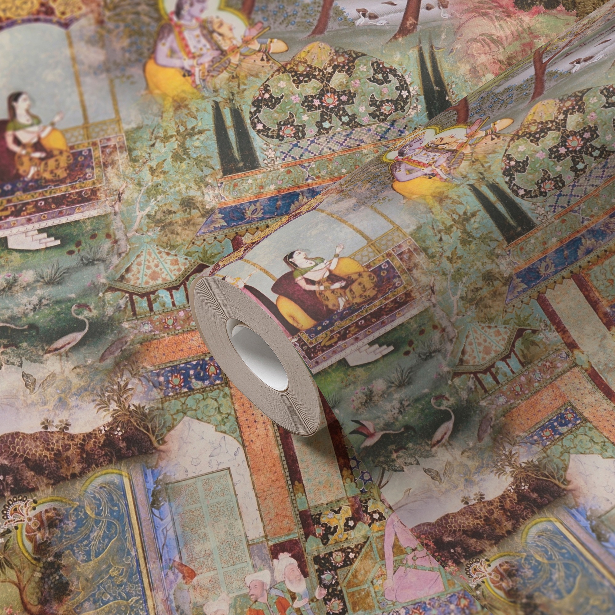 A.S. Création Vliestapete »Dream Flowery«, Ethnomuster-abstrakt-minimalistisch, Vintage Tapete Orientalisch Tapeten Wohnzimmer Schlafzimmer Küche Flur