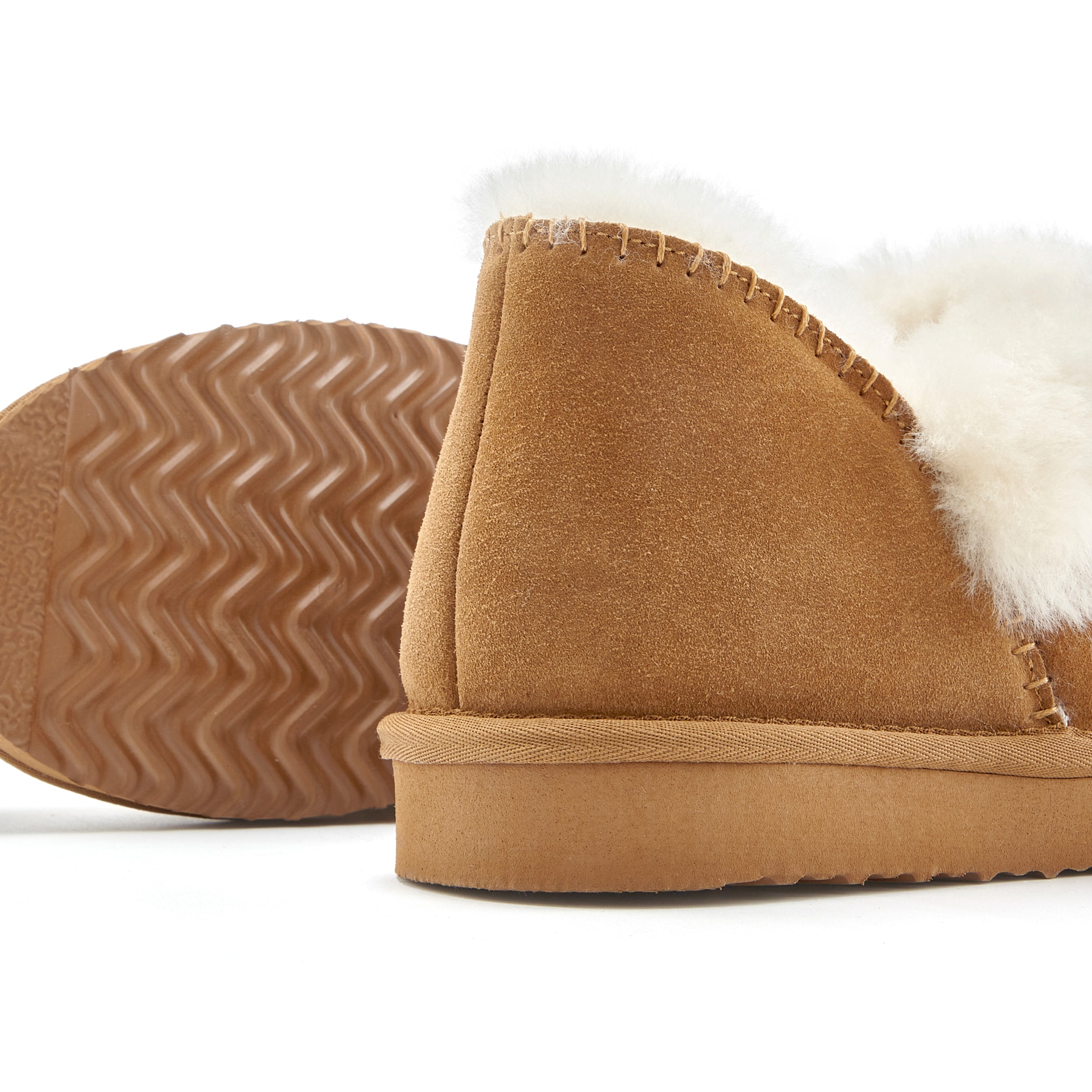 Vivance Hausschuh »Plüsch Hausschuh, Pantolette, Pantoffel, Homeslippers«  Plüsch Hausschuh, Pantolette, Pantoffel aus Lammfell