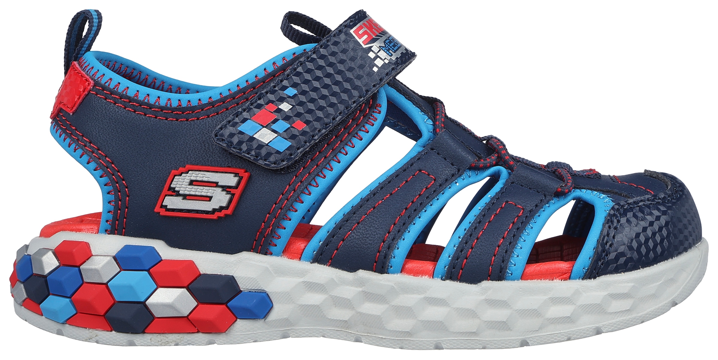 Skechers Kids Sandale »J - SKECHERS BOYS«, Sommerschuh, Klettschuh, Sandalette, für Maschinenwäsche geeignet