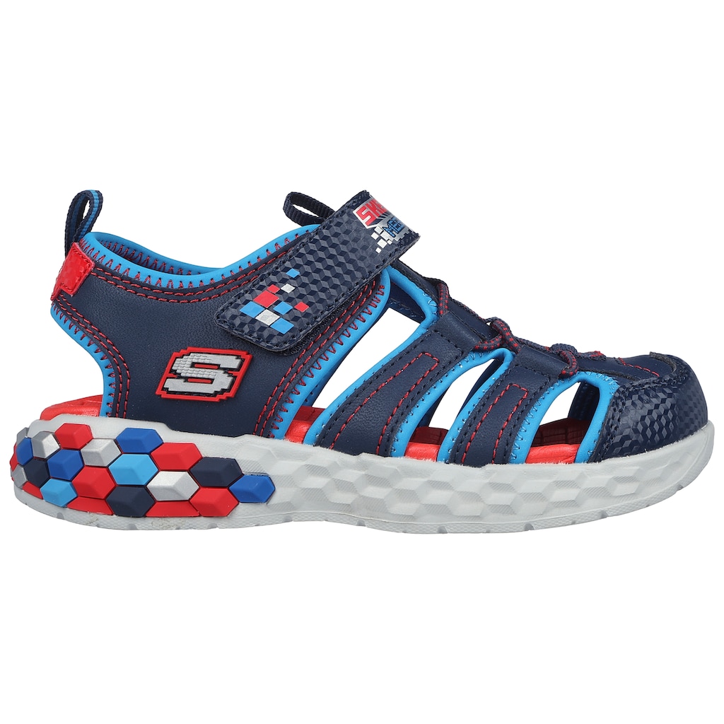 Skechers Kids Sandale »J - SKECHERS BOYS«, Sommerschuh, Klettschuh, Sandalette, für Maschinenwäsche geeignet