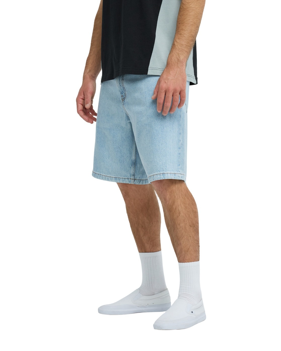 Quiksilver Short En Jean Eqyds03121 Baggy Fit Indigo Light 38 Homme 2