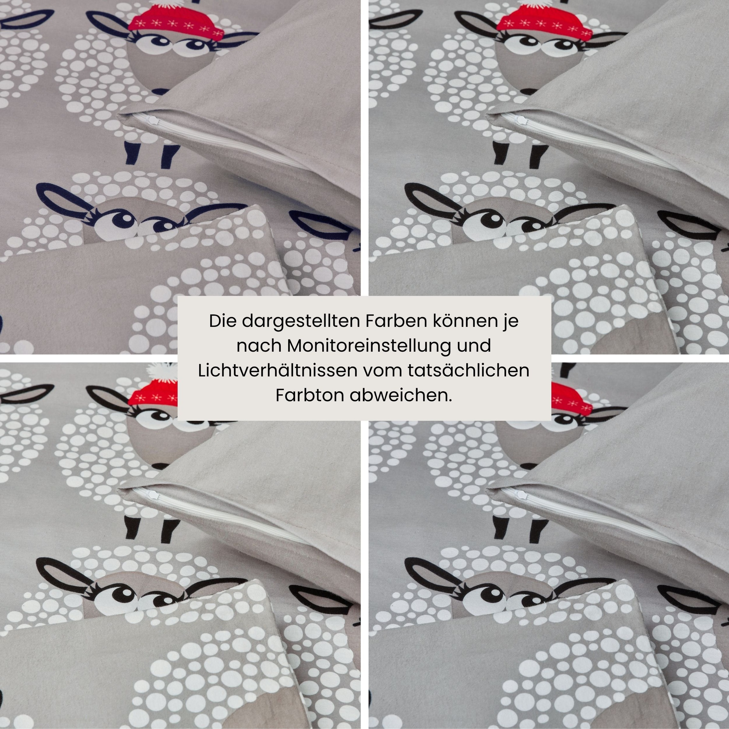 Schiesser Bettwäsche »Sippa aus weicher Baumwolle lädt zum Schäfchenzählen ein« 2 Stk. OEKO-TEX® MADE IN GREEN