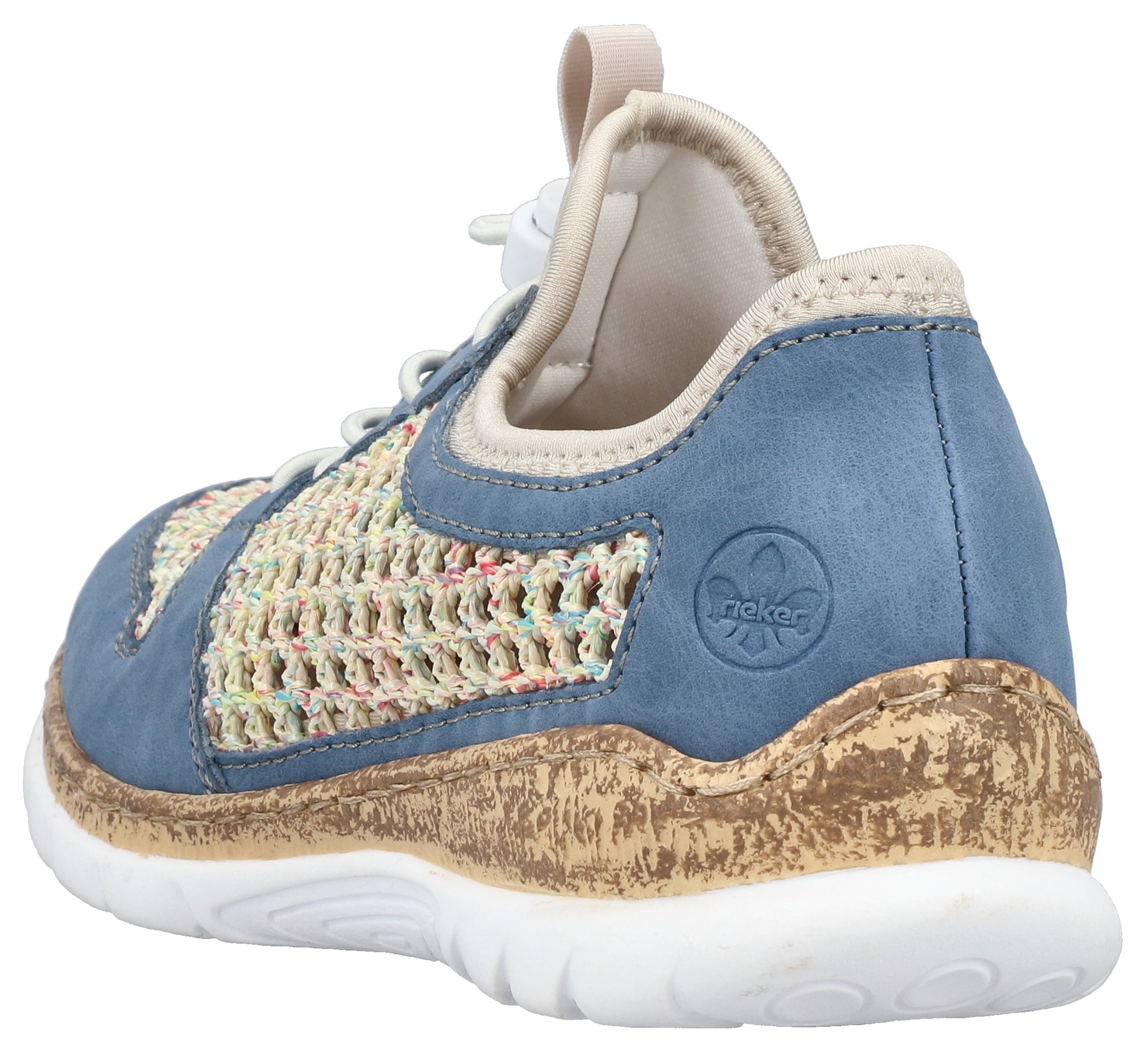 Rieker Slip-On Sneaker  Slipper, Freizeitsneaker, Halbschuh mit Schnellverschluss