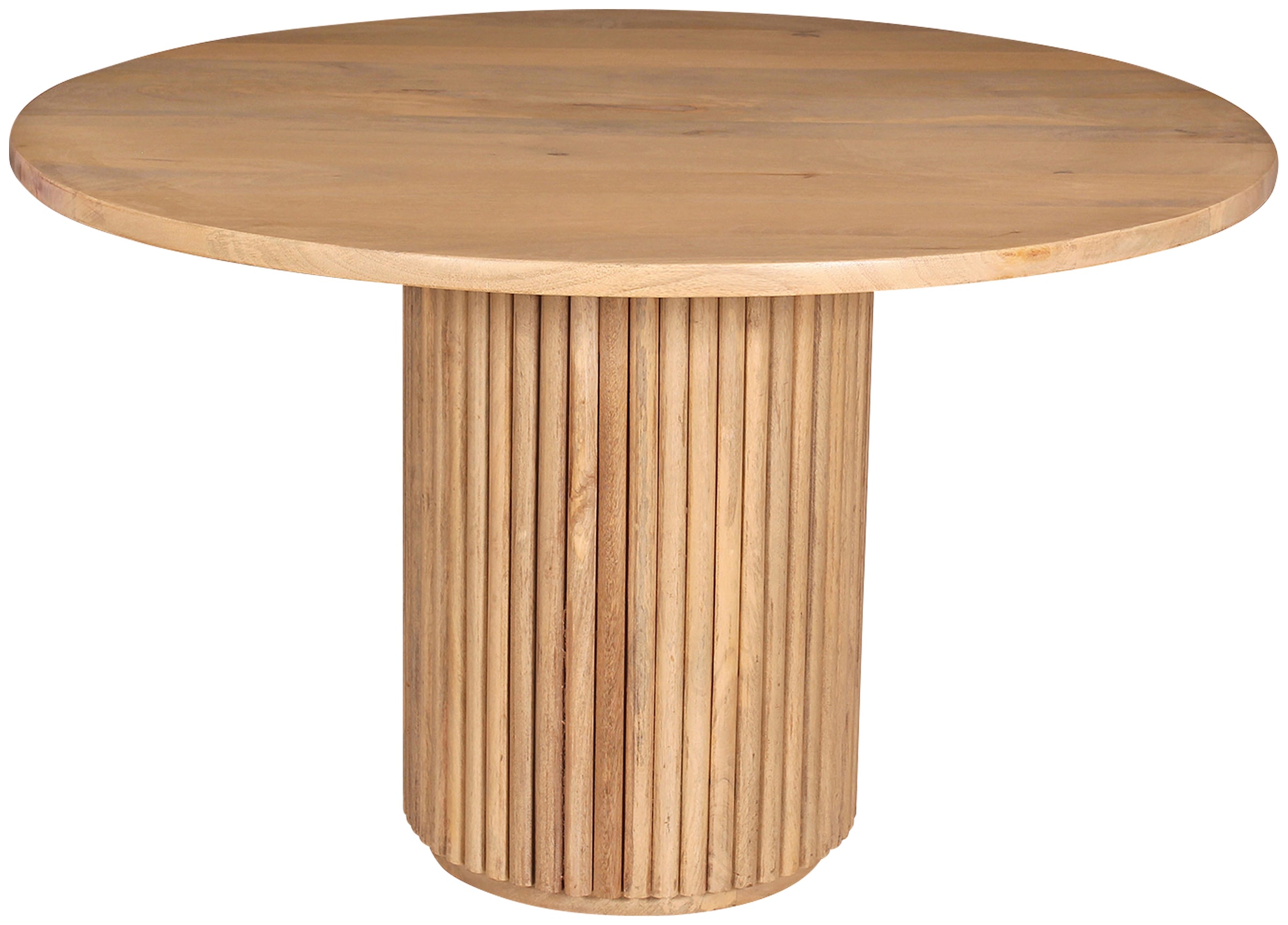 Esstisch »Ribbed Side Table High«, mit Säulenfuß im extravaganten Ribbed-Look